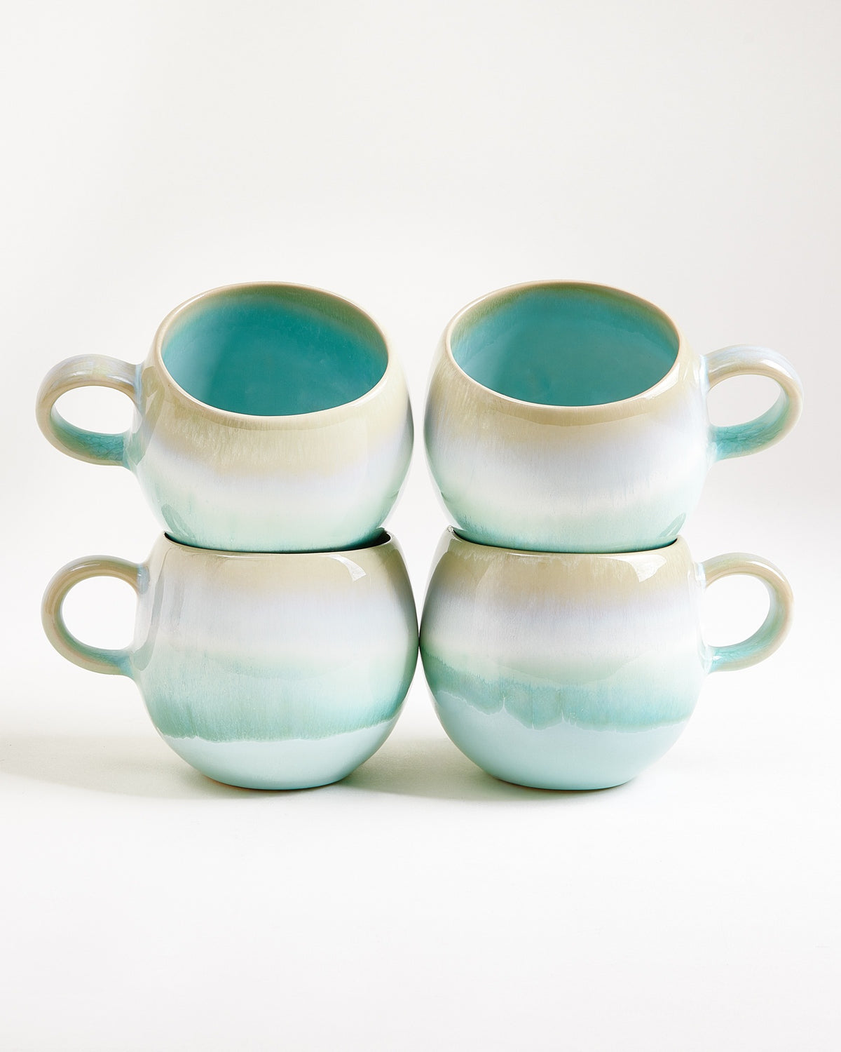 Bica Tasse groß mint 4er-Set