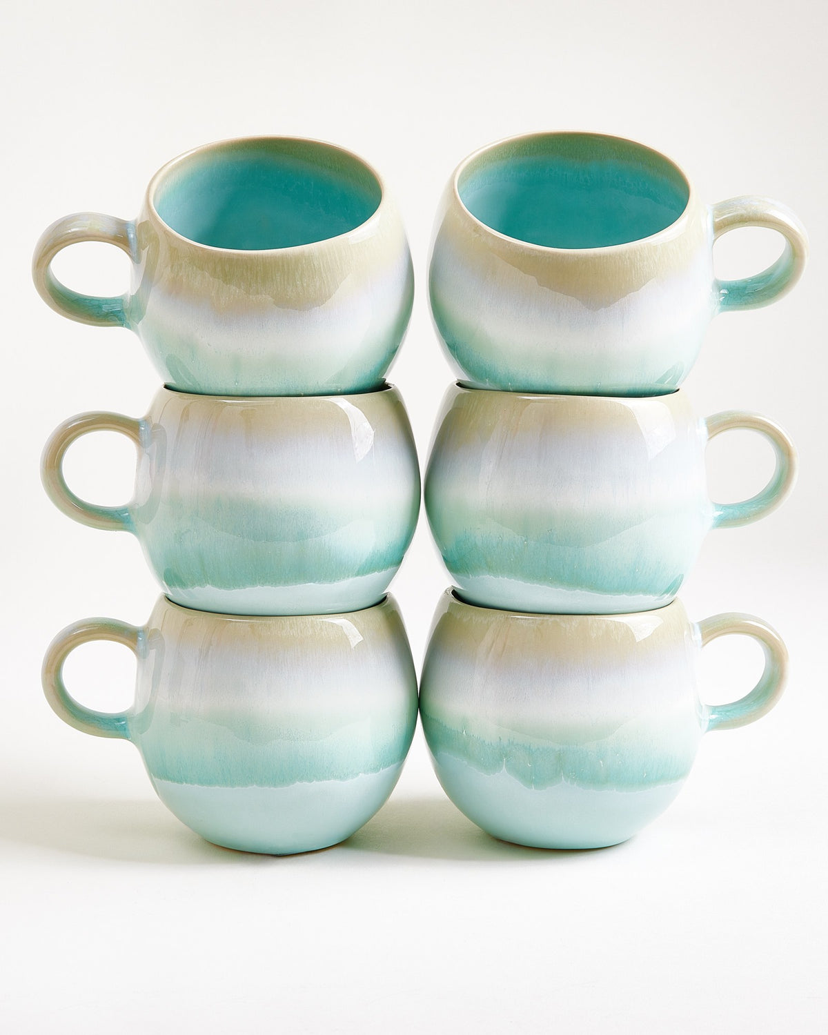 Bica Tasse groß mint 6er-Set