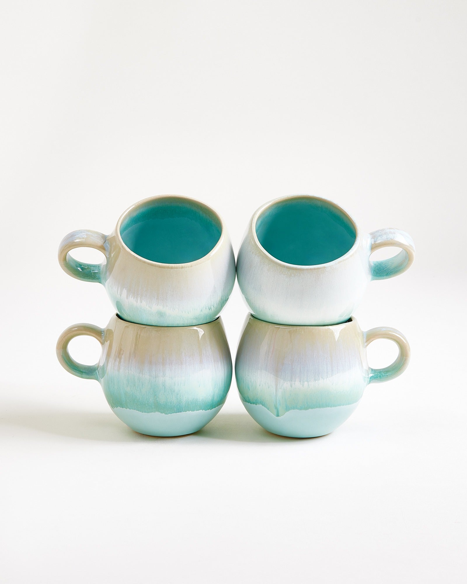Bica - Set of 4 Mugs small mint