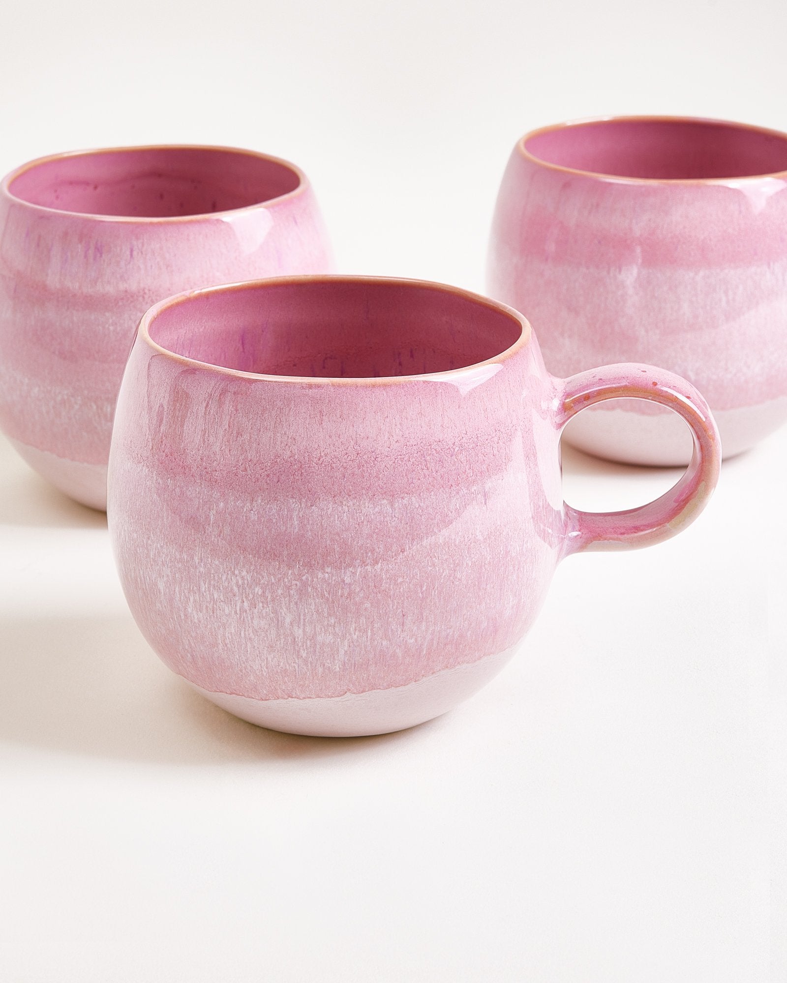 Bica - Set of 4 Mugs big pink