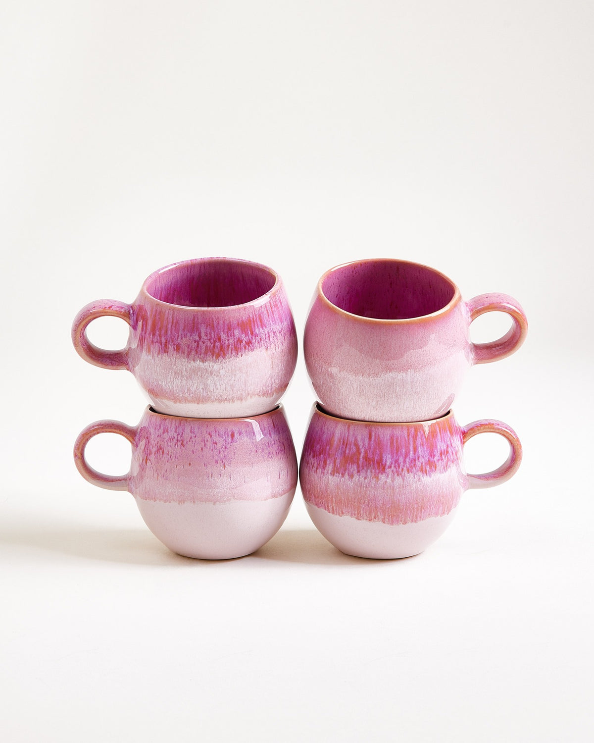 Bica Tasse klein pink 4er-Set