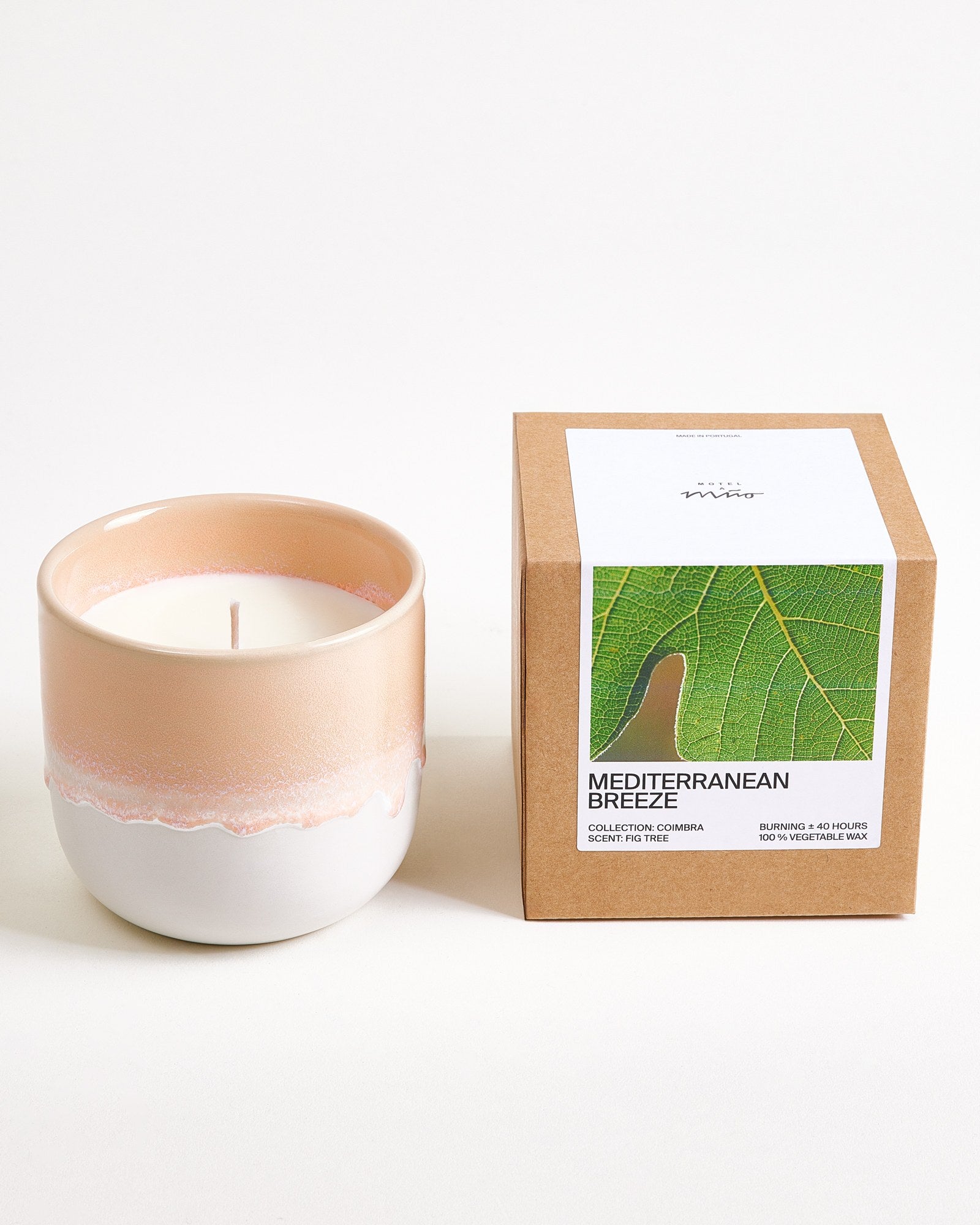 Coimbra - scented candle “Mediterranean Breeze” apricot