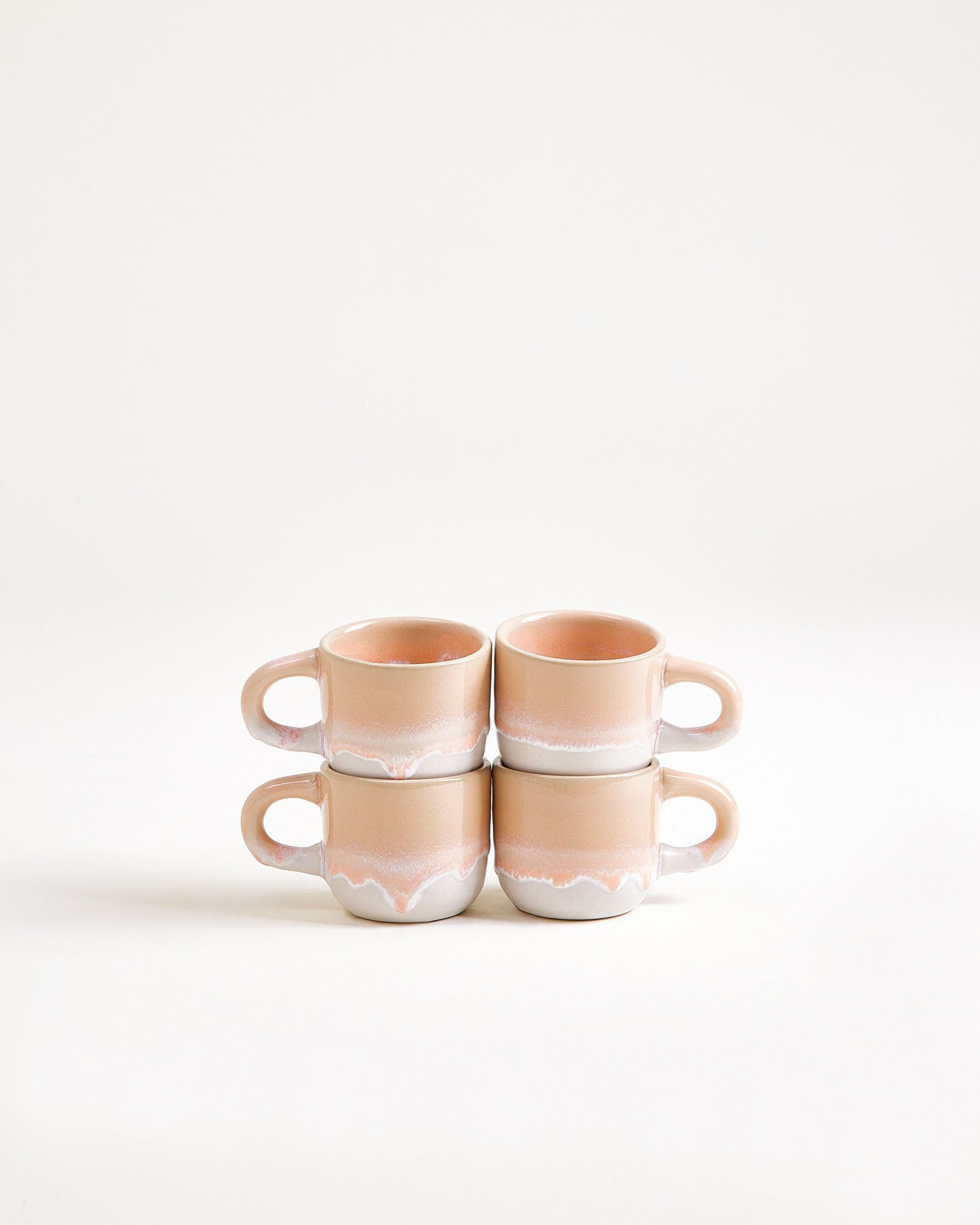 Coimbra Espressotasse apricot 4er-Set