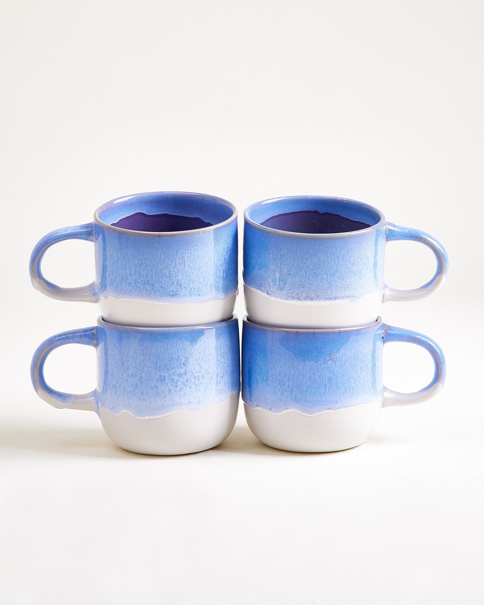 Coimbra - Set of 4 mugs big cornflower