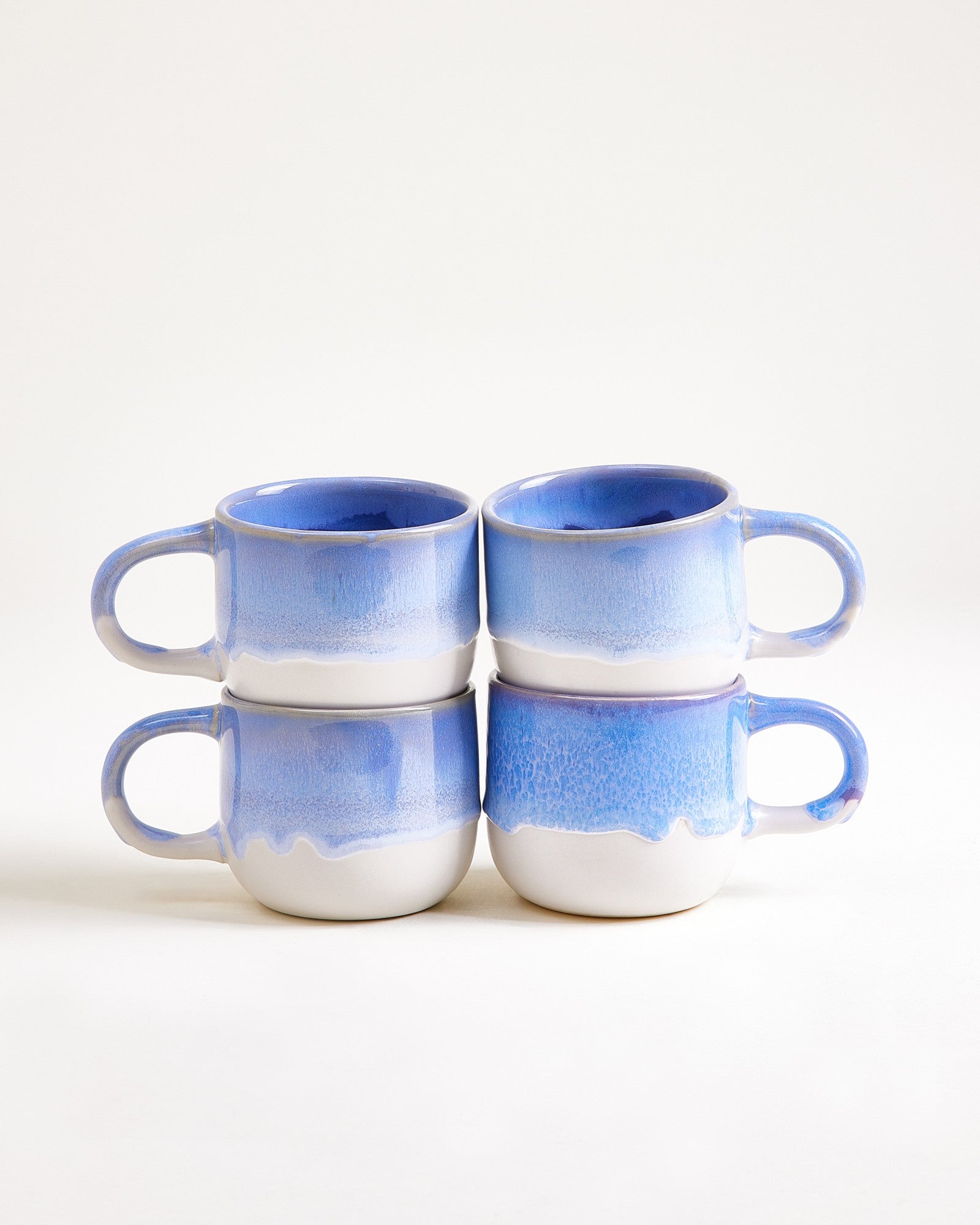 Coimbra - Set of 4 mugs small cornflower