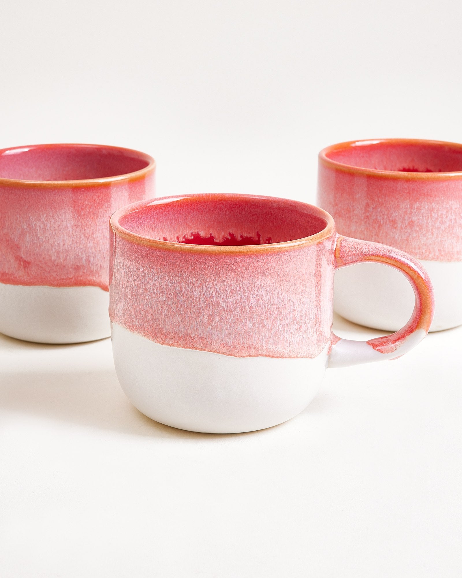 Coimbra - Set da 6 tazze grandi rosa crema