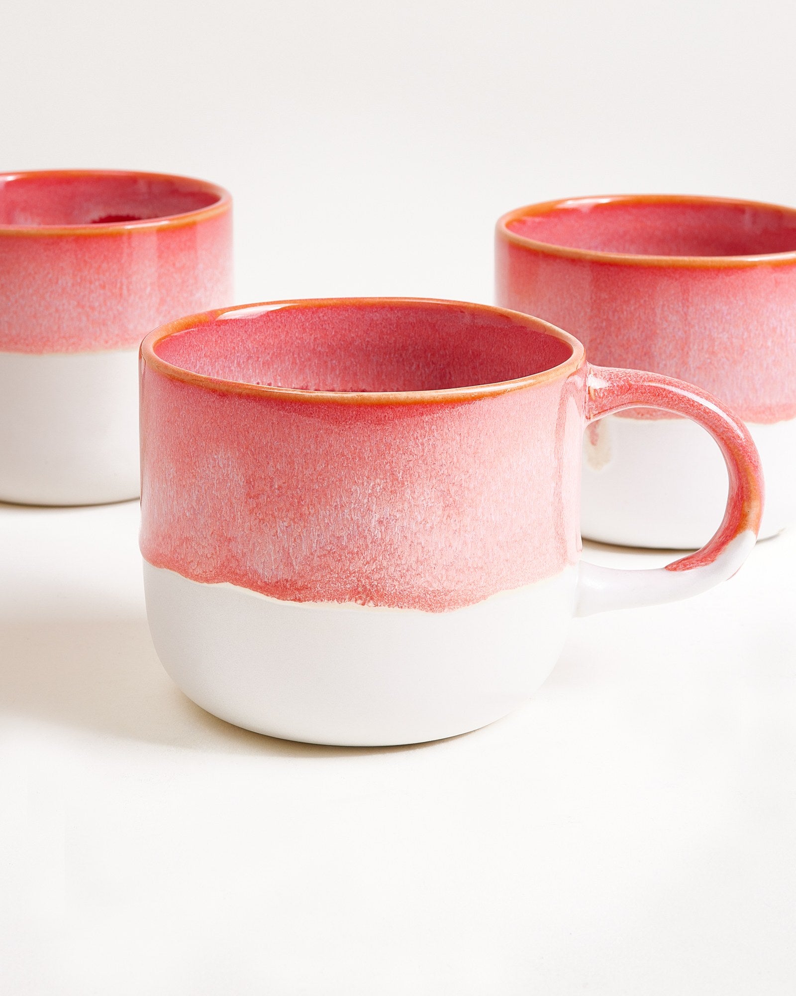 Coimbra - Set of 4 tea mugs pink cream