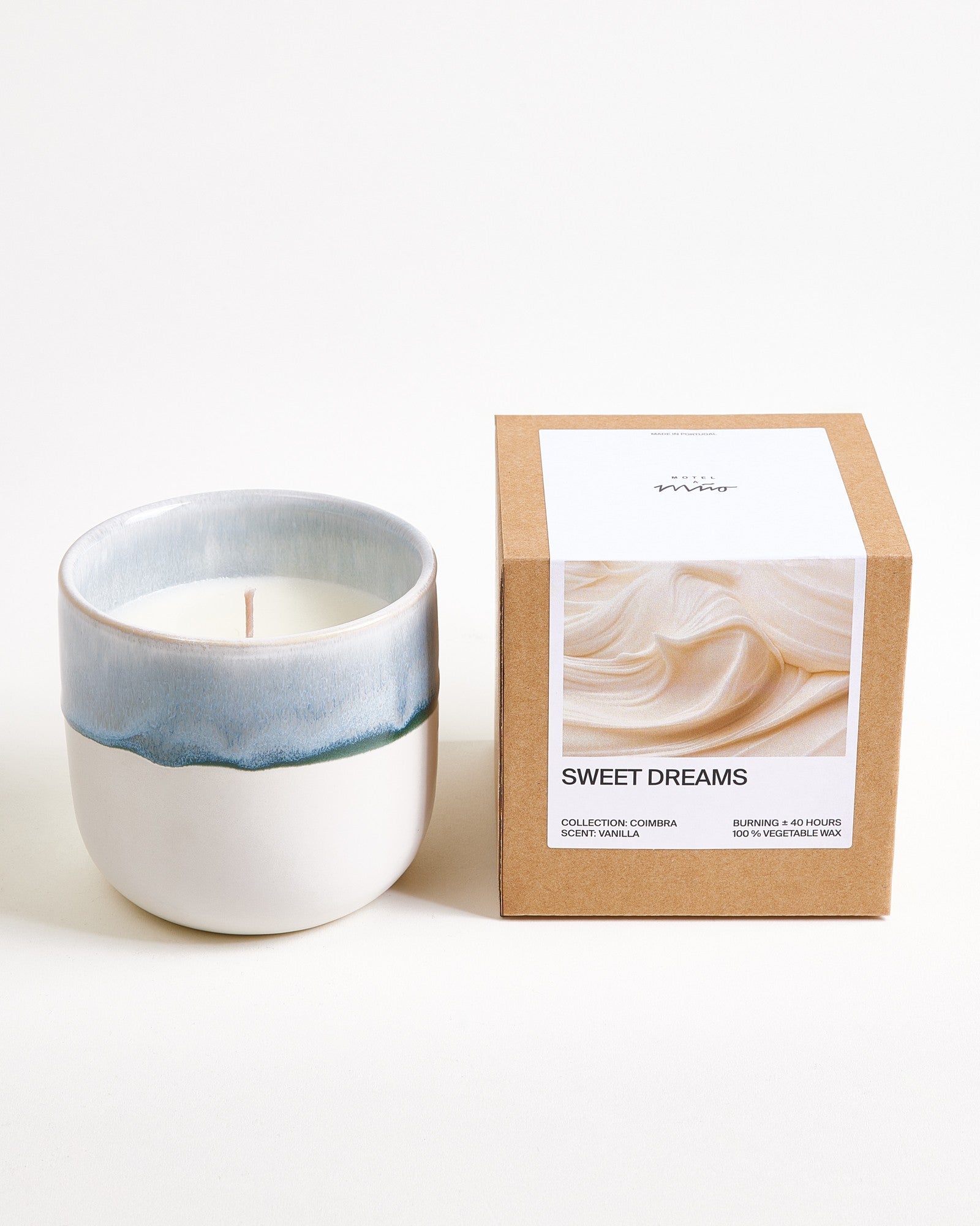 Coimbra - scented candle “Sweet Dreams” gray-blue