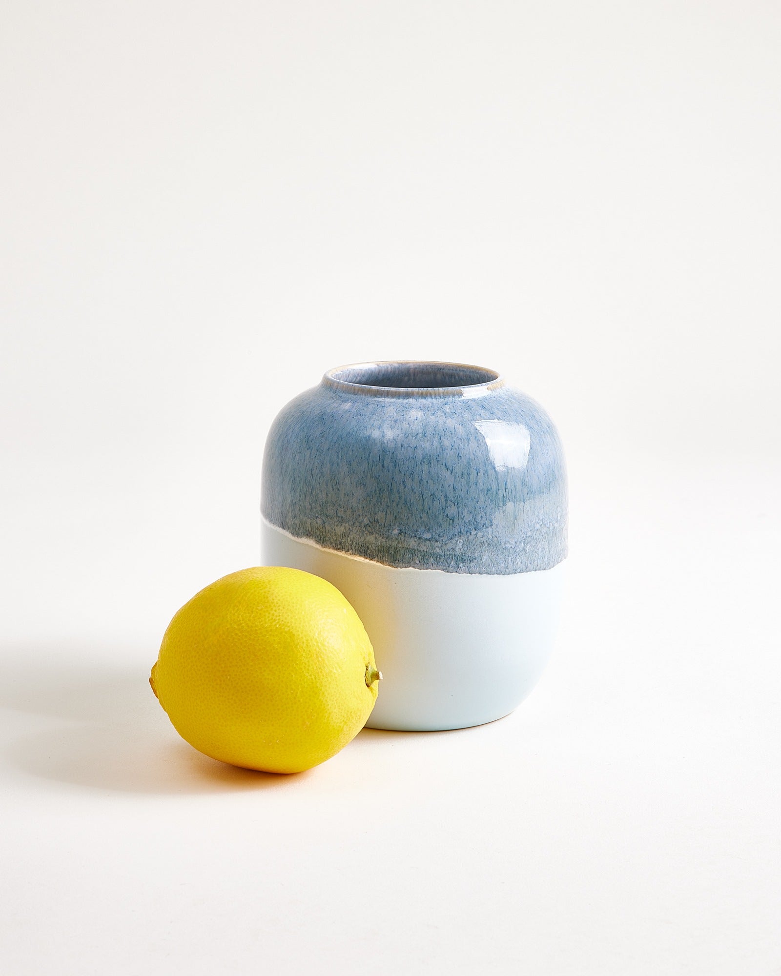 Coimbra Vase M graublau blau