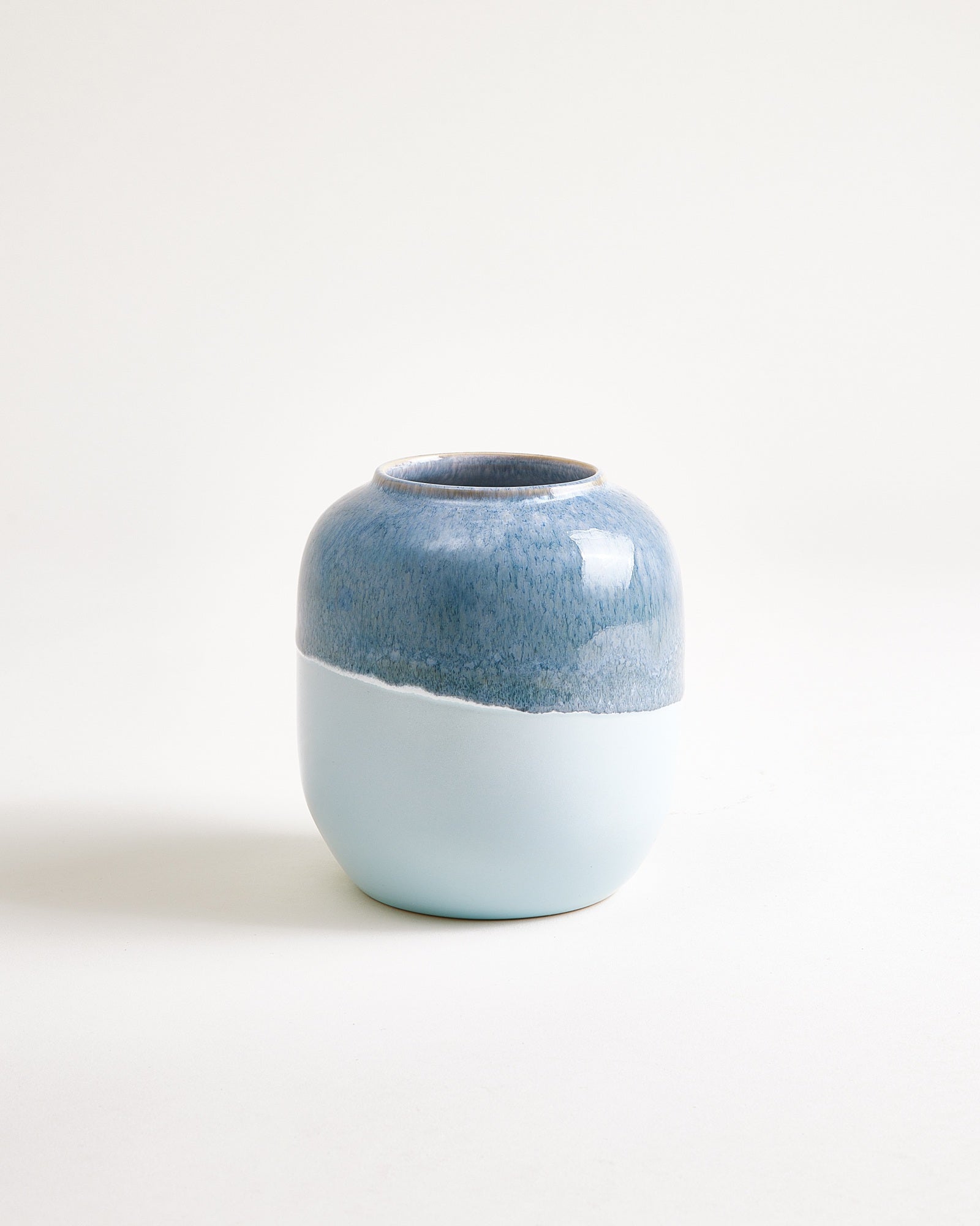 Coimbra Vase M graublau blau