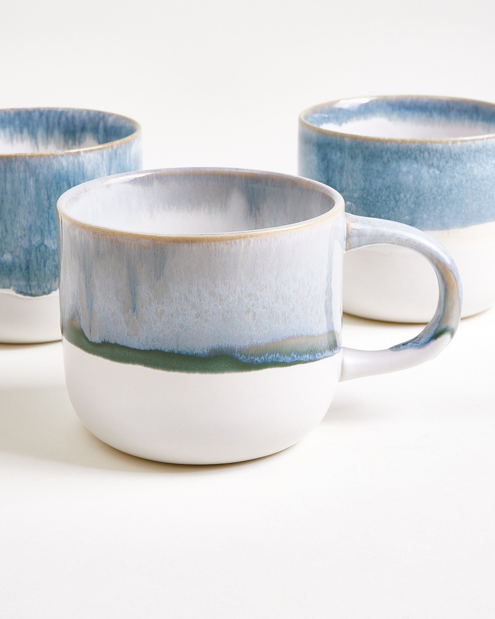 Coimbra - Set of 4 teamugs greyblue