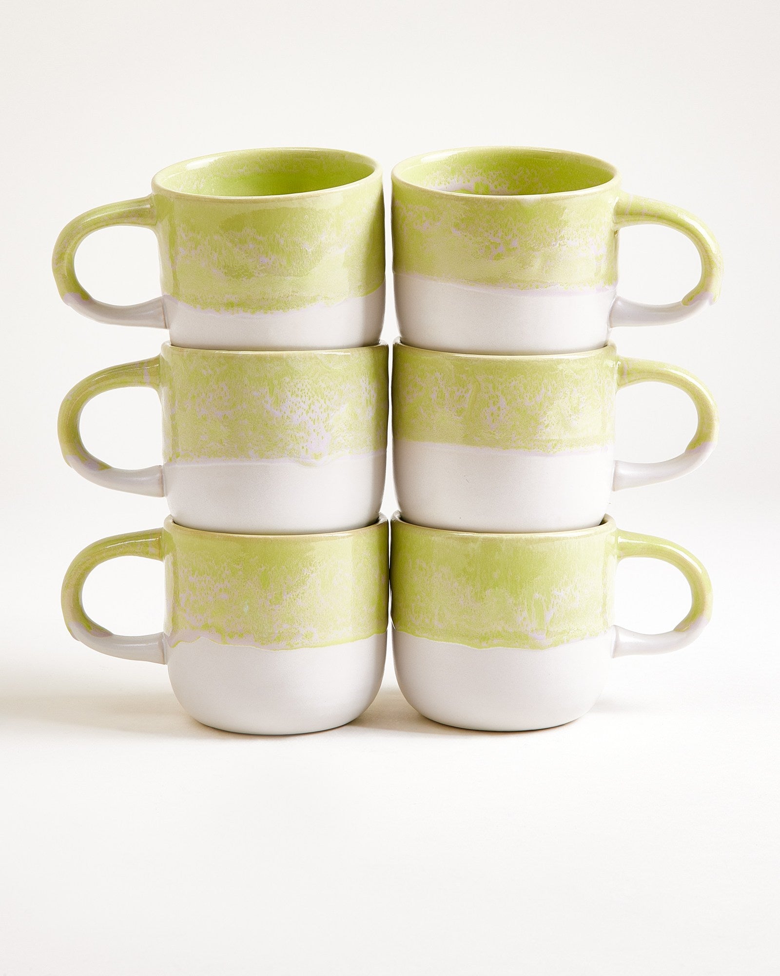 Coimbra Tasse groß lime 6er-Set