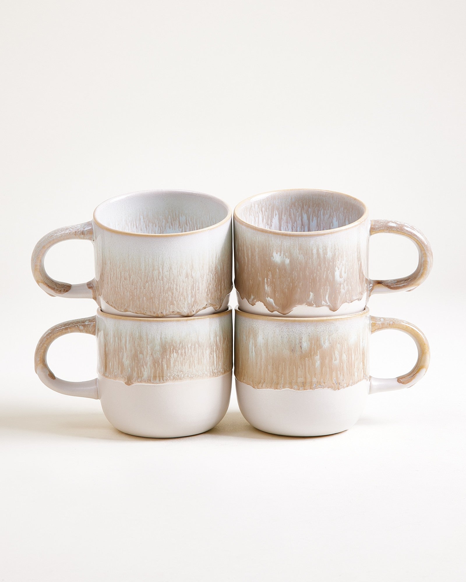 Coimbra Tasse groß sand 4er-Set