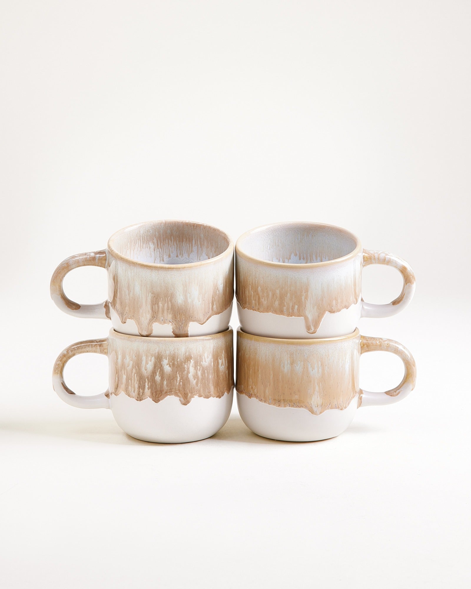 Coimbra - Set da 4 tazzine piccole sabbia