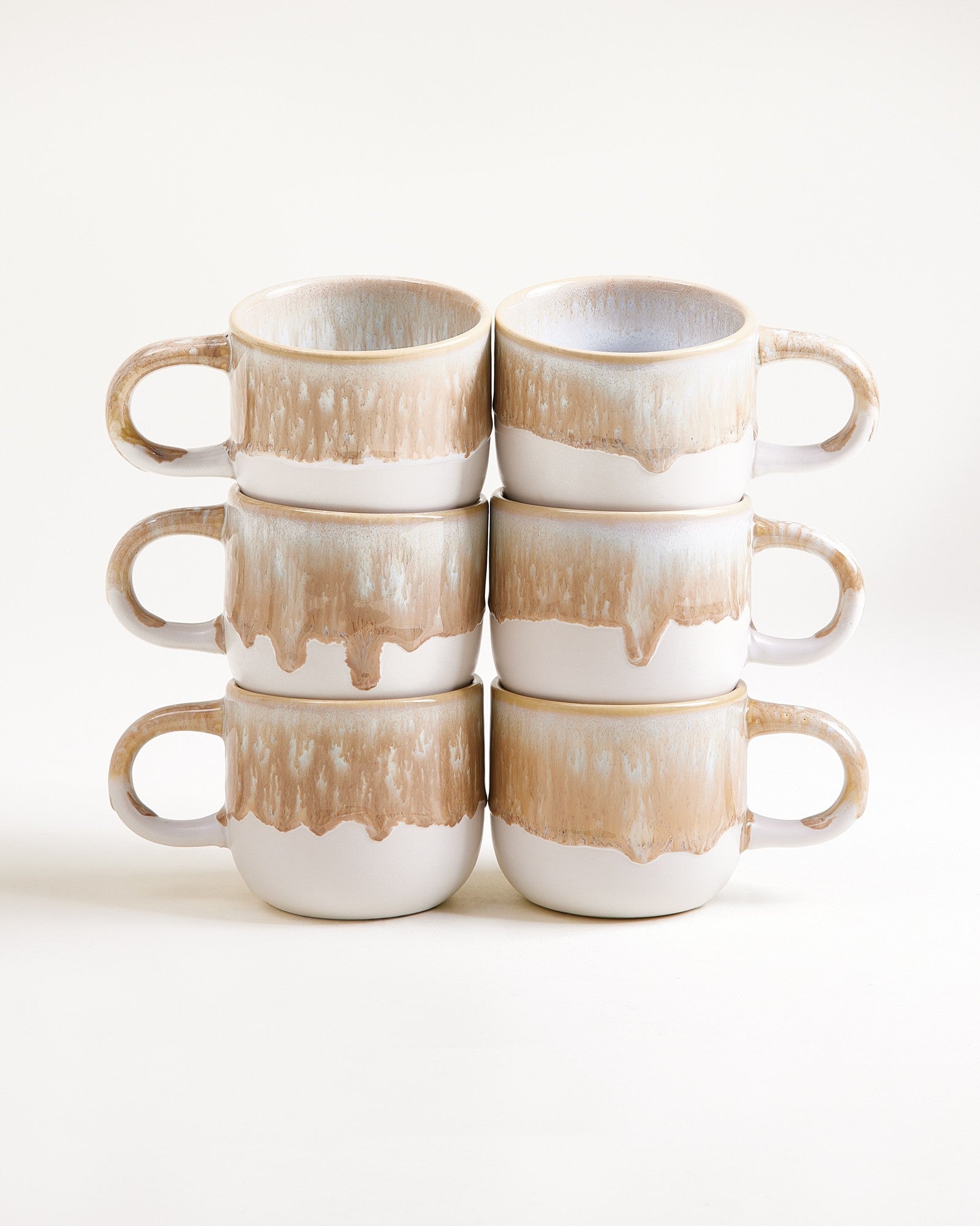 Coimbra - Set of 6 mugs small sand