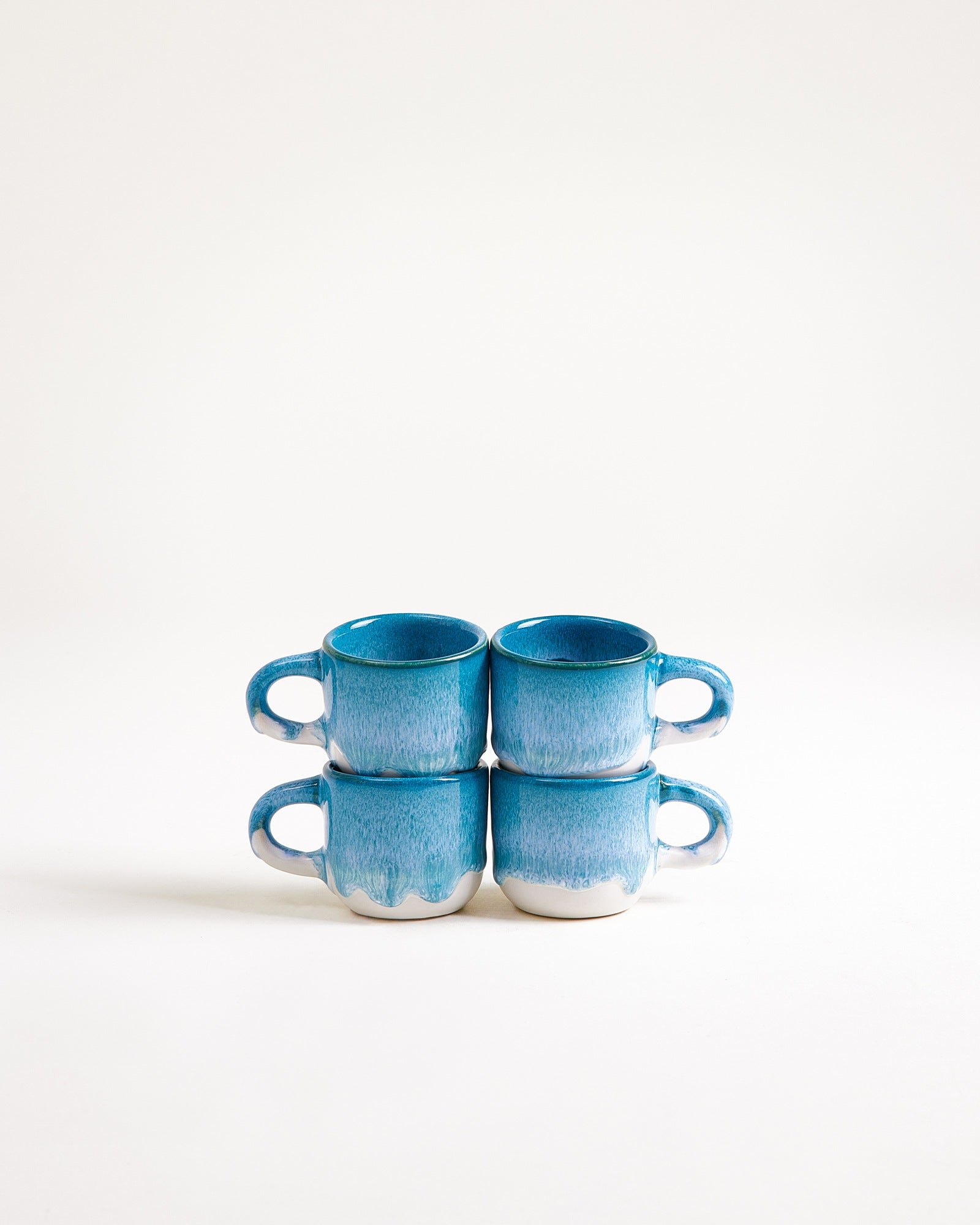 Coimbra - Set of 4 Espressomugs turquoise