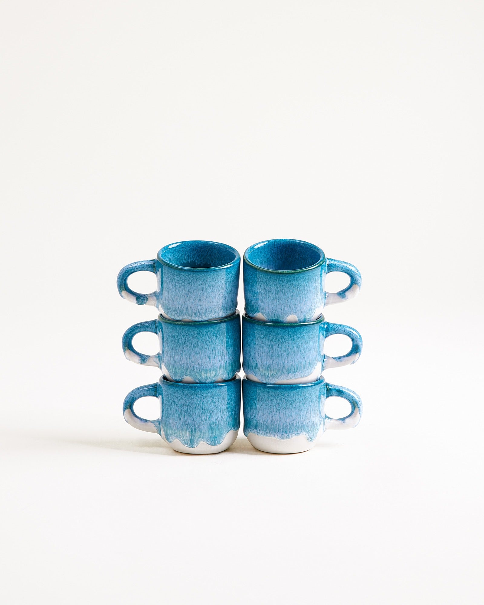 Coimbra Espressotasse türkis 6er-Set