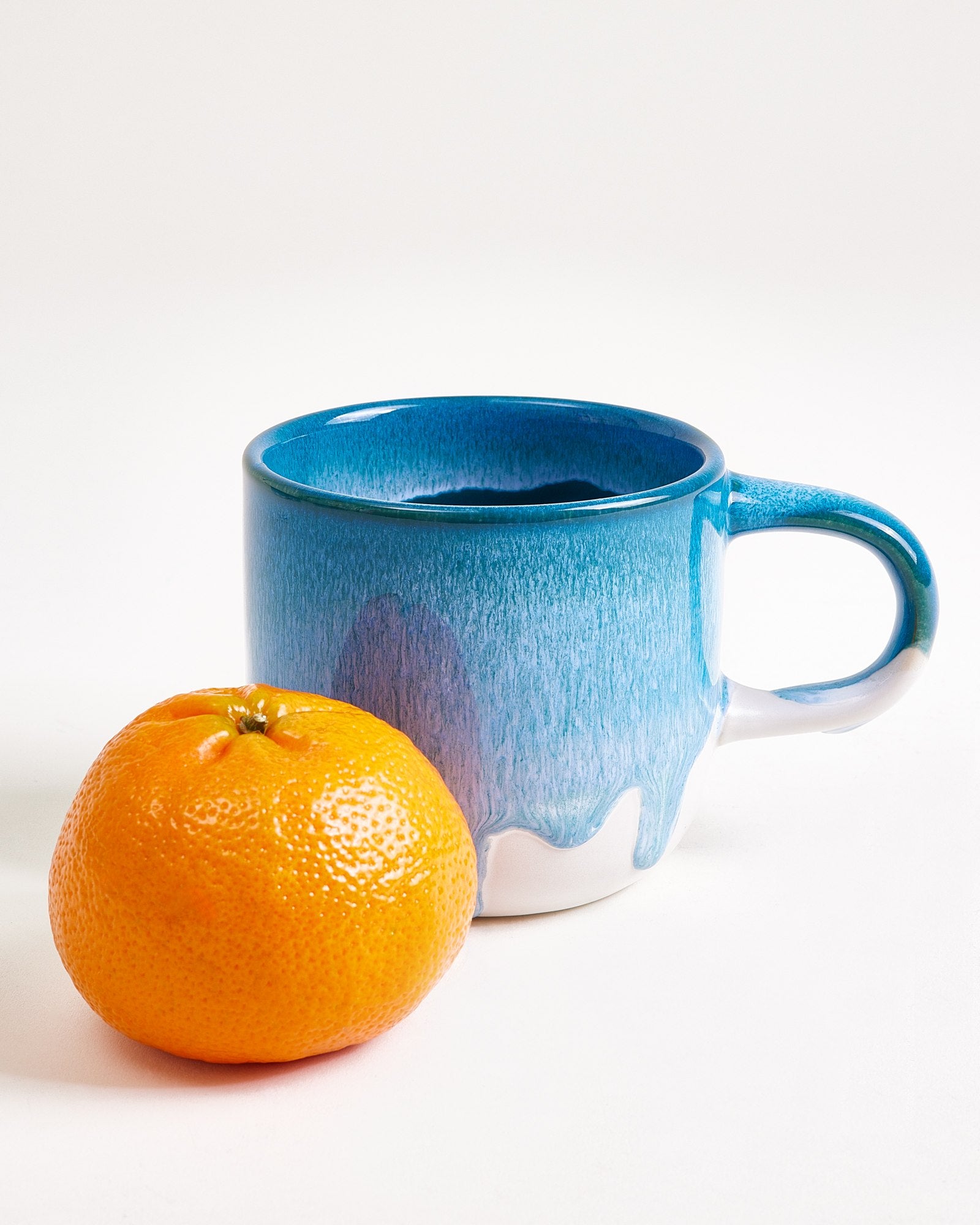 Coimbra set van 4 koppen groot turquoise