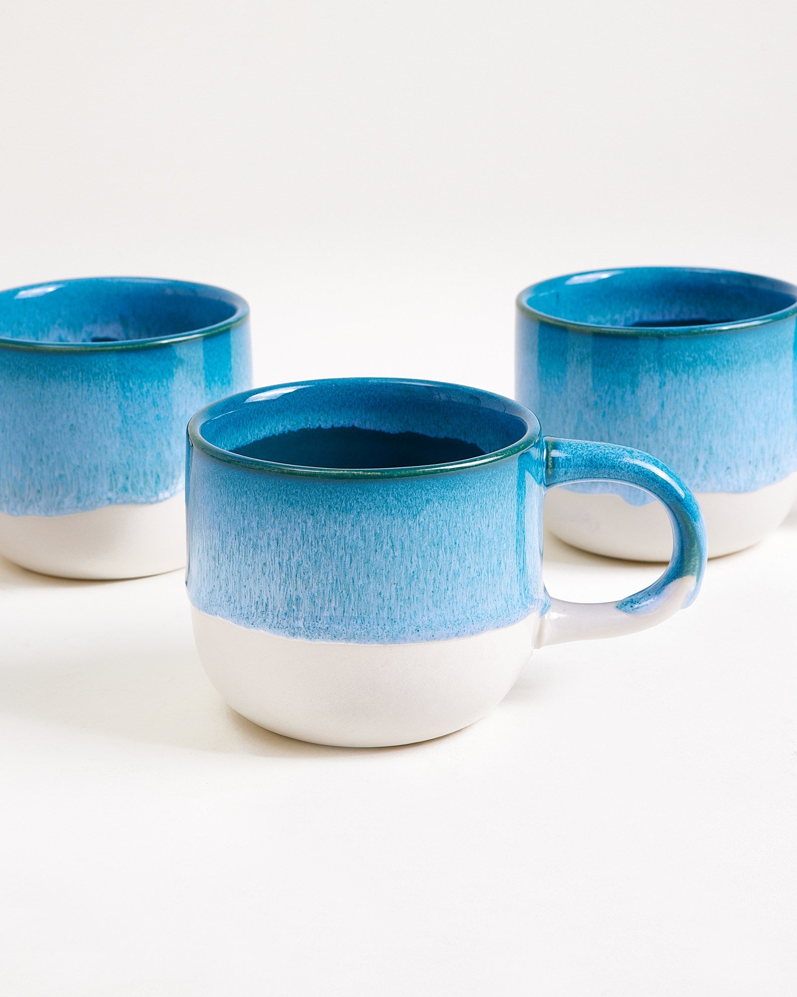 Coimbra - Set of 6 mugs small turquoise