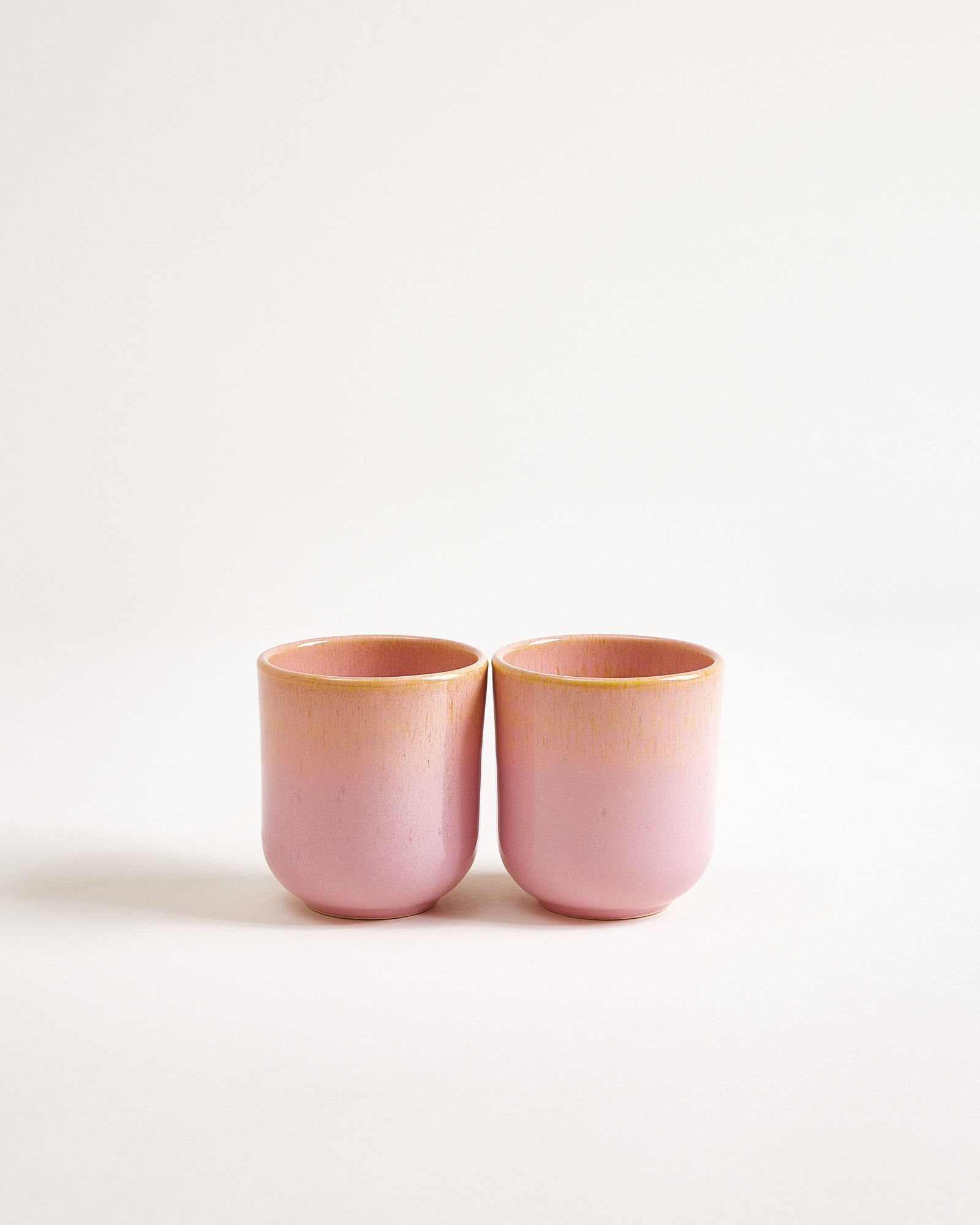 Copa Alto Becher klein gelb rosé 2er-Set