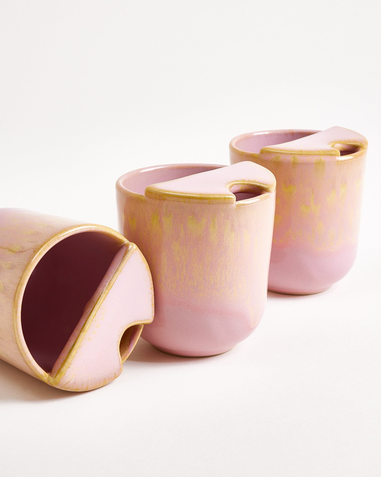 Copa Alto petit gobelet jaune rosé à emporter