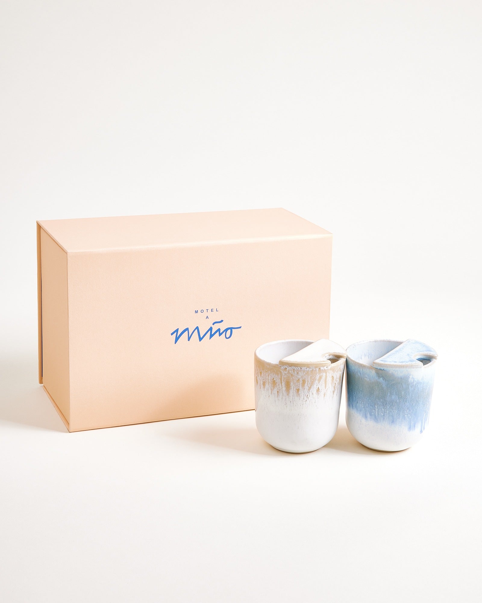 Gift Set Copa Alto Small To-Go cups light blue sand 3 pieces