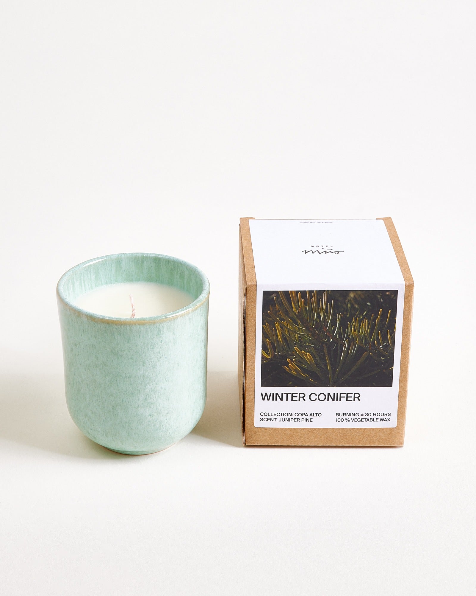 Copa Alto geurkaars "Juniper Pine" mint