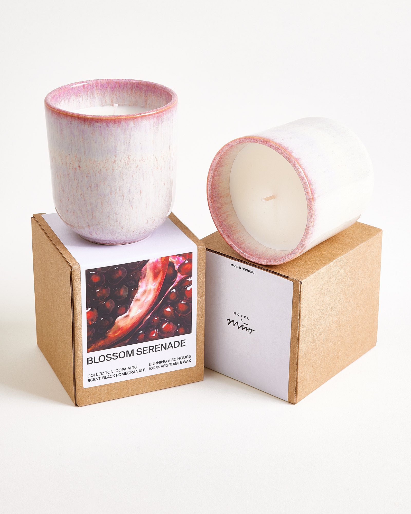 Copa Alto Duftkerze Blossom Serenade rosa