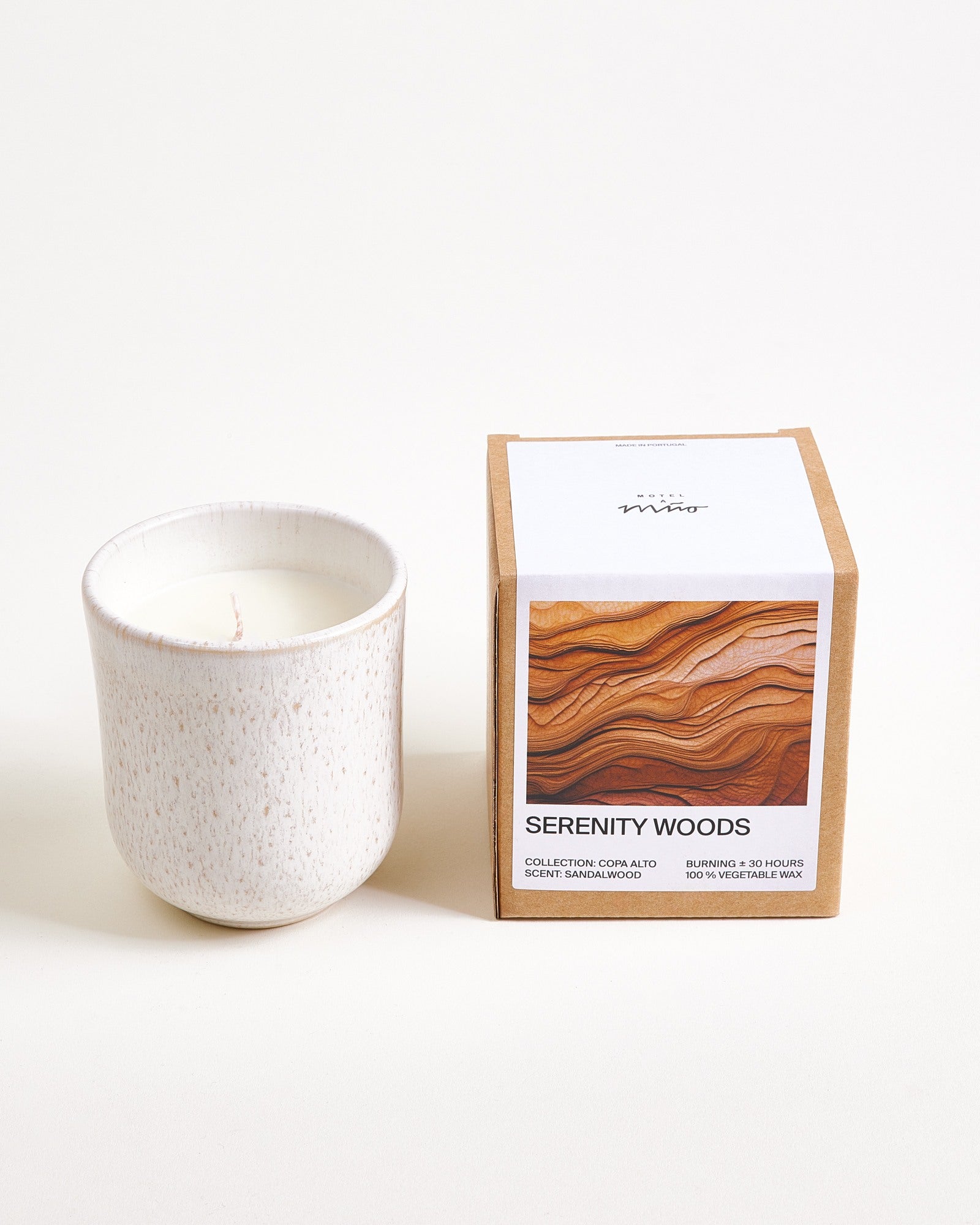 Copa Alto geurkaars "Sandalwood" zand