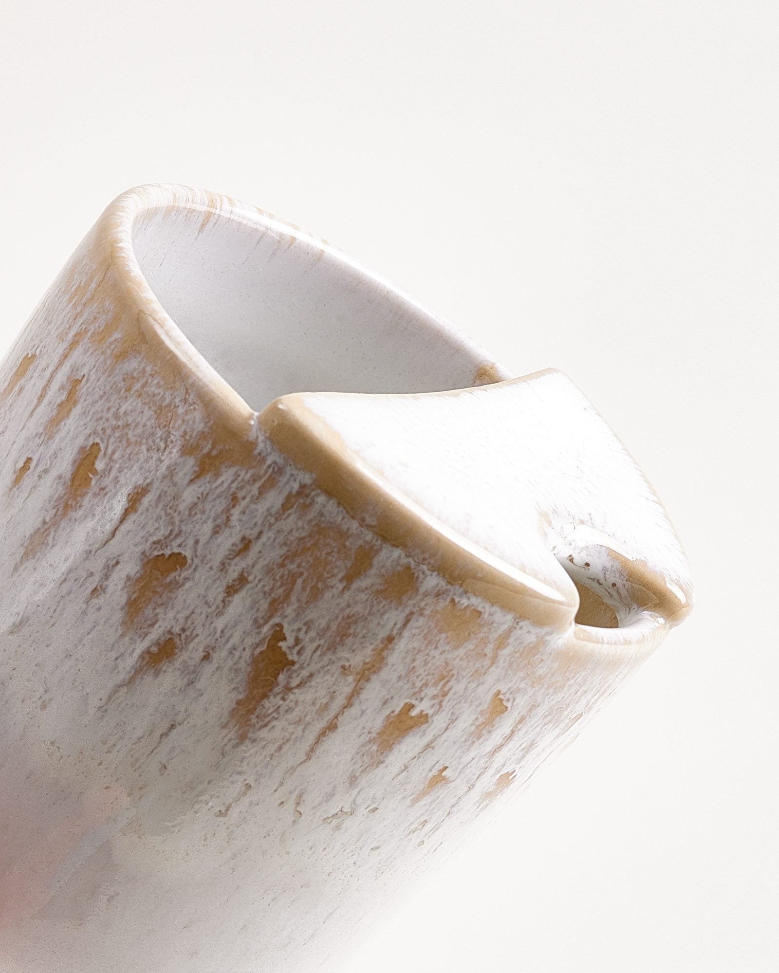 Copa Alto small cup sand white To-Go