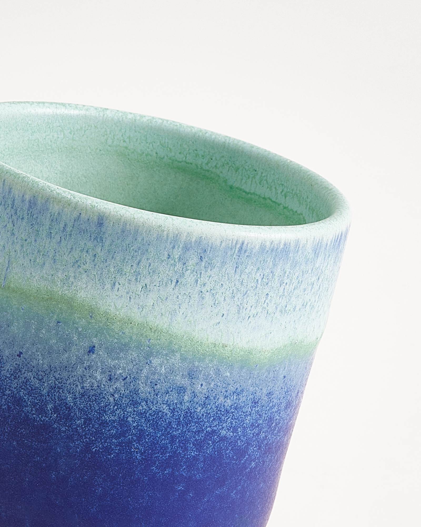 Copa Alto Becher klein türkis dunkelblau 2er-Set