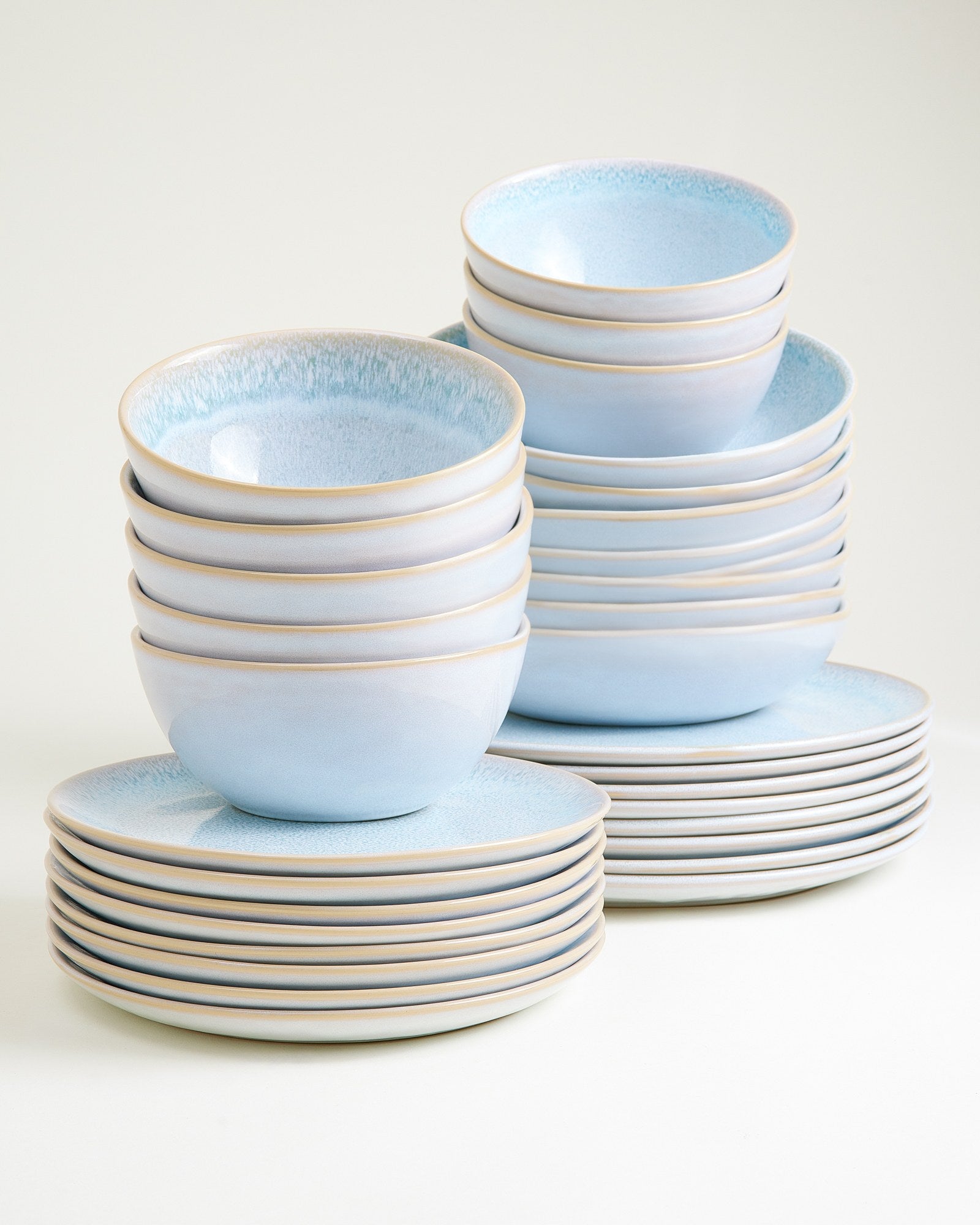 Cordoama - Set de vaisselle classique azur 32 pièces