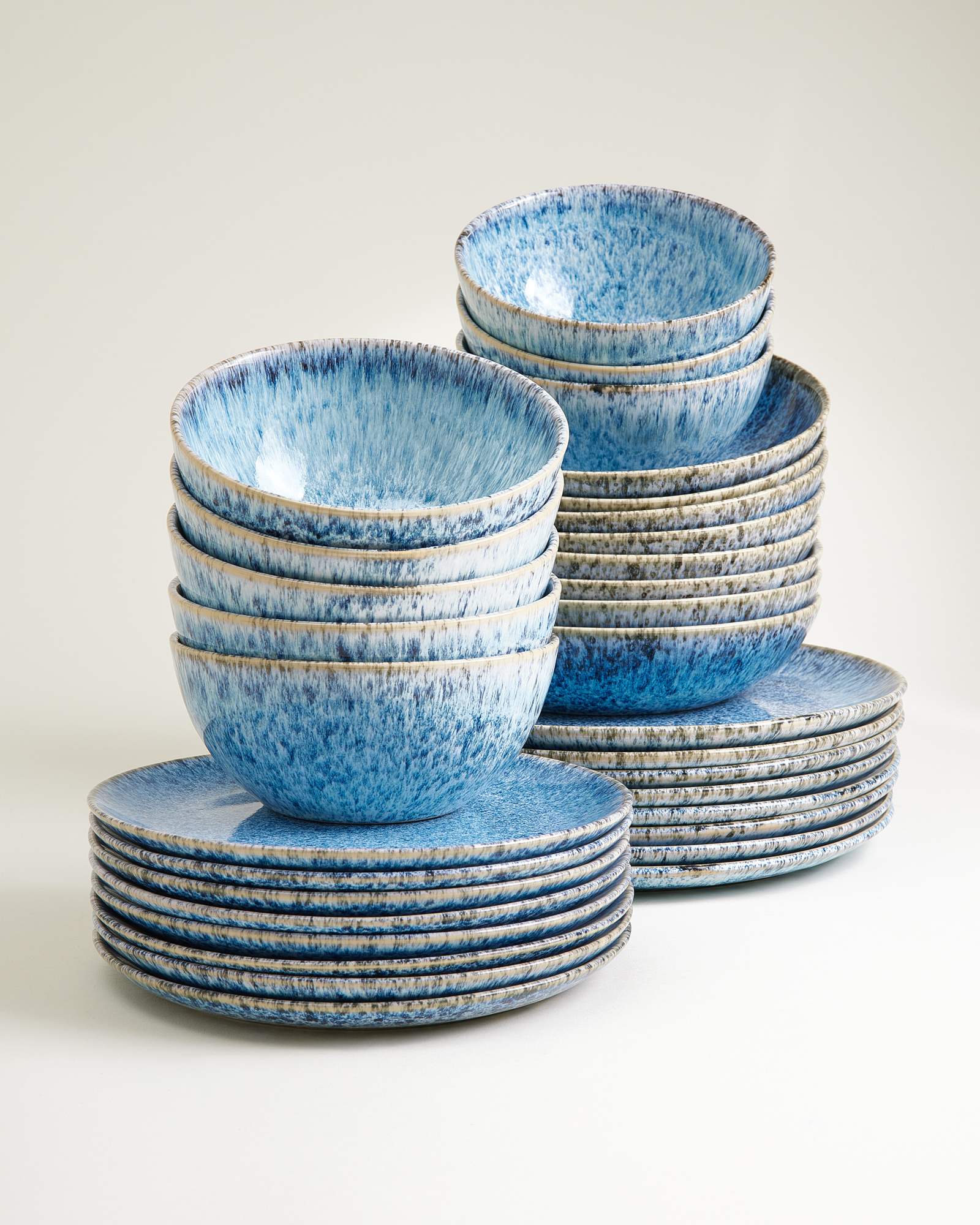 Cordoama Classic - Set da 32 pezzi blu maculato