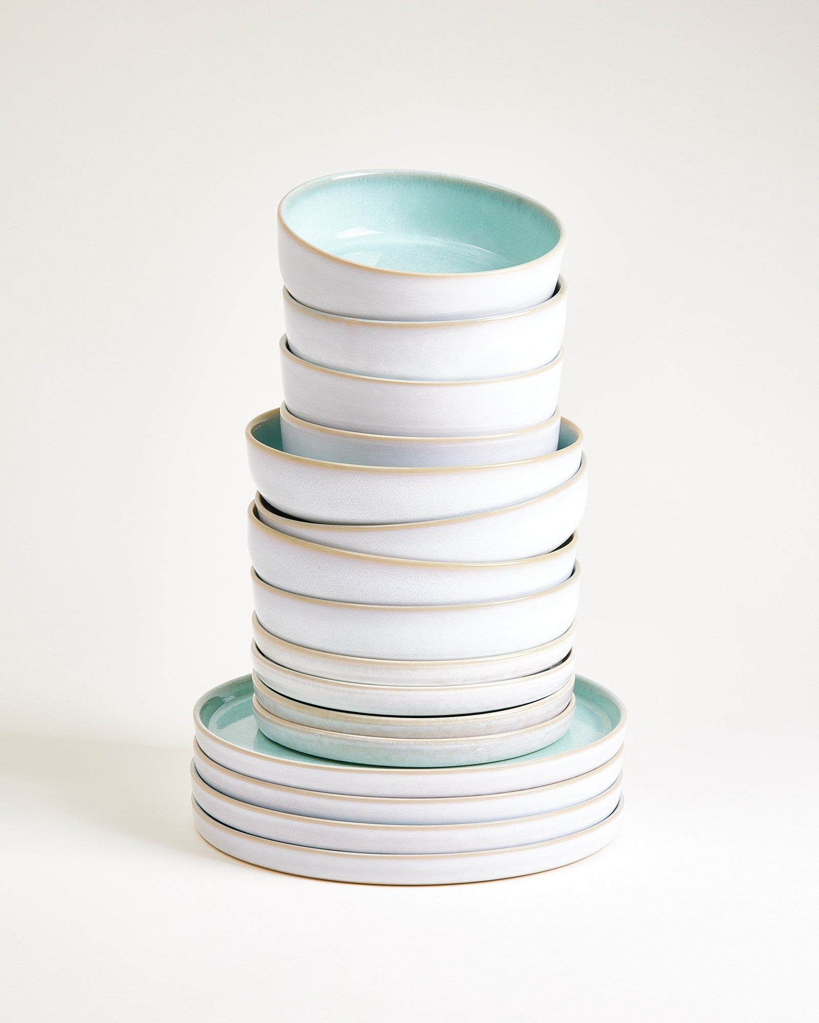 Cordoama - Service de vaisselle menthe 16 pièces