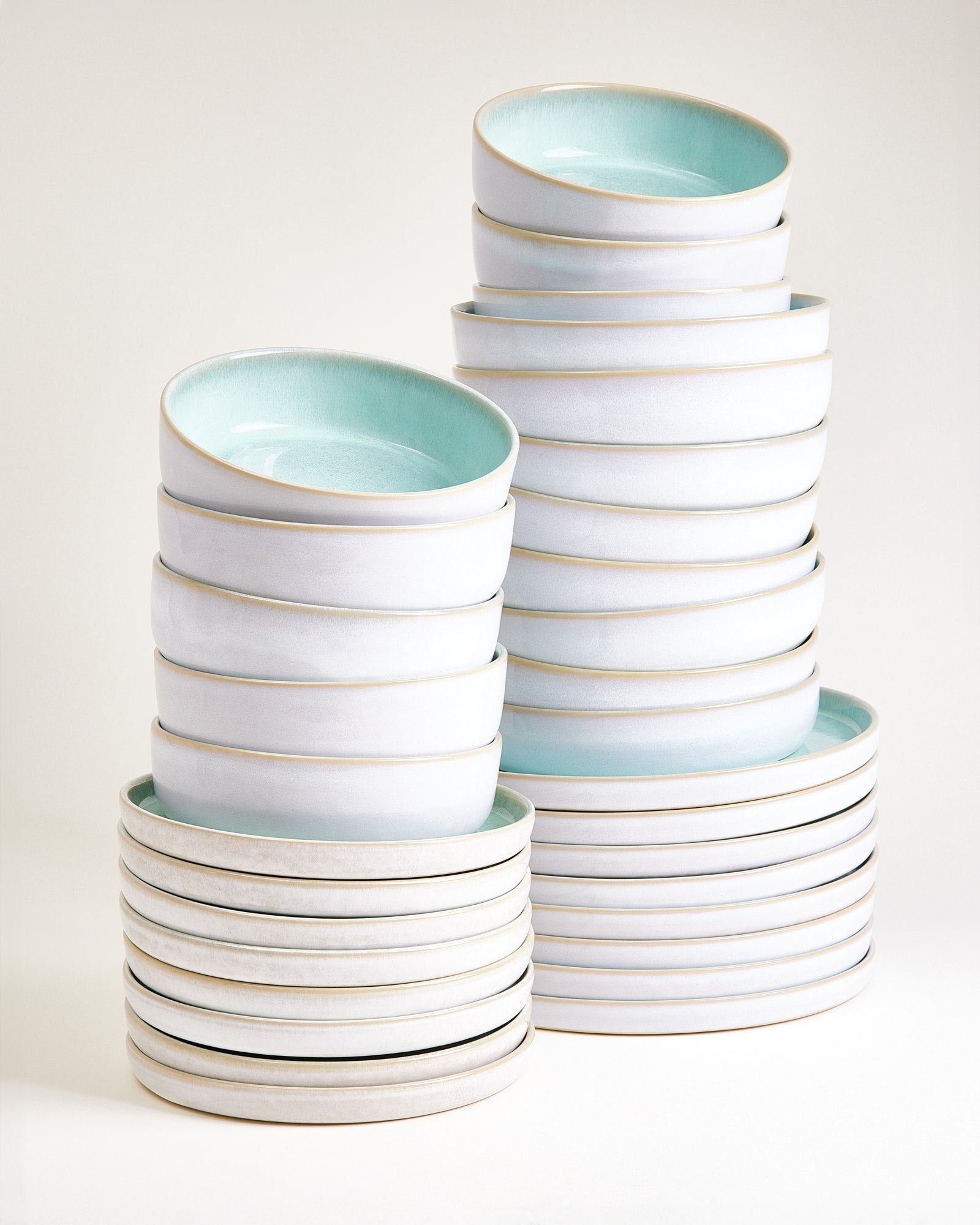 Cordoama - Service de vaisselle menthe 32 pièces