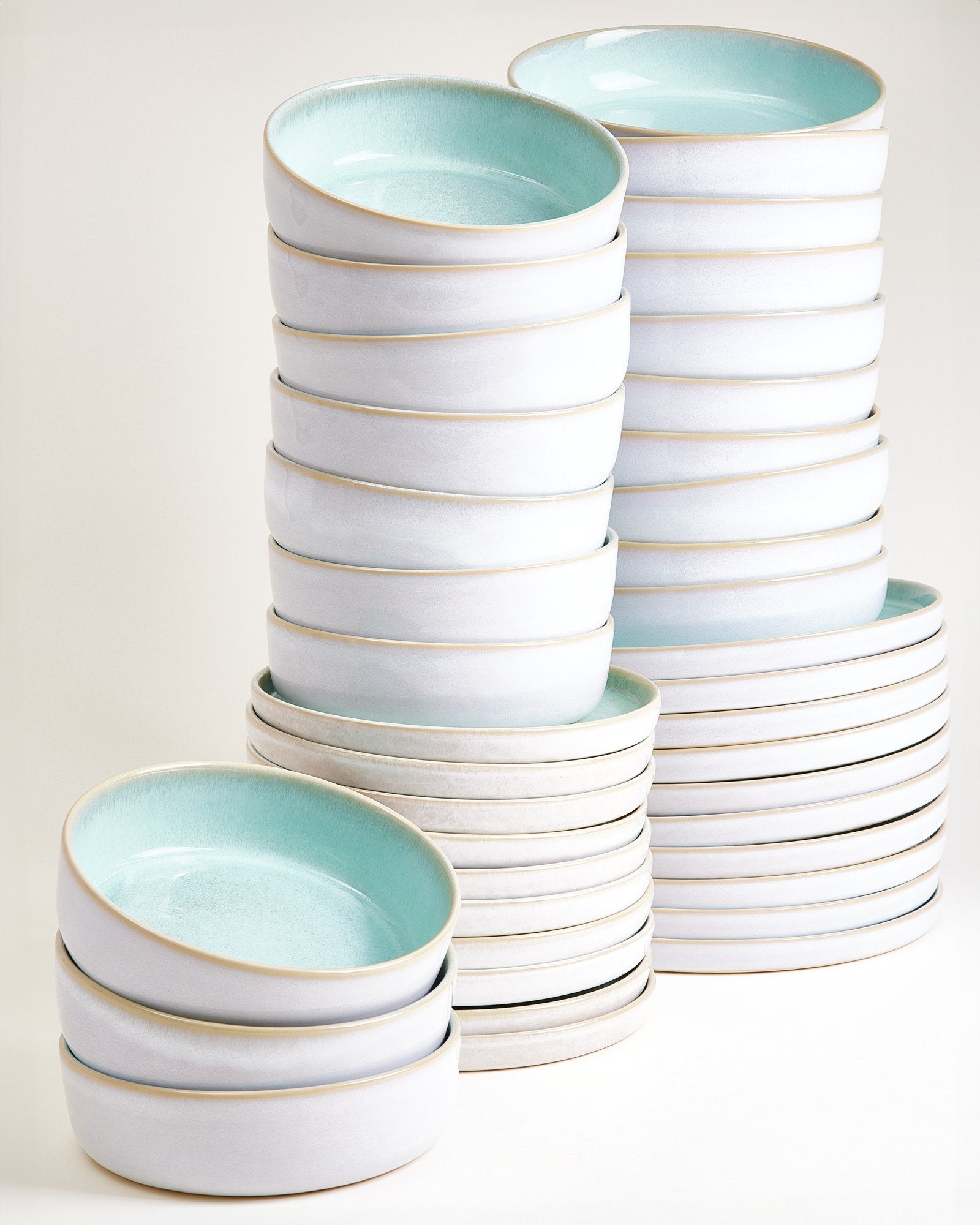 Cordoama - Service de vaisselle menthe 40 pièces