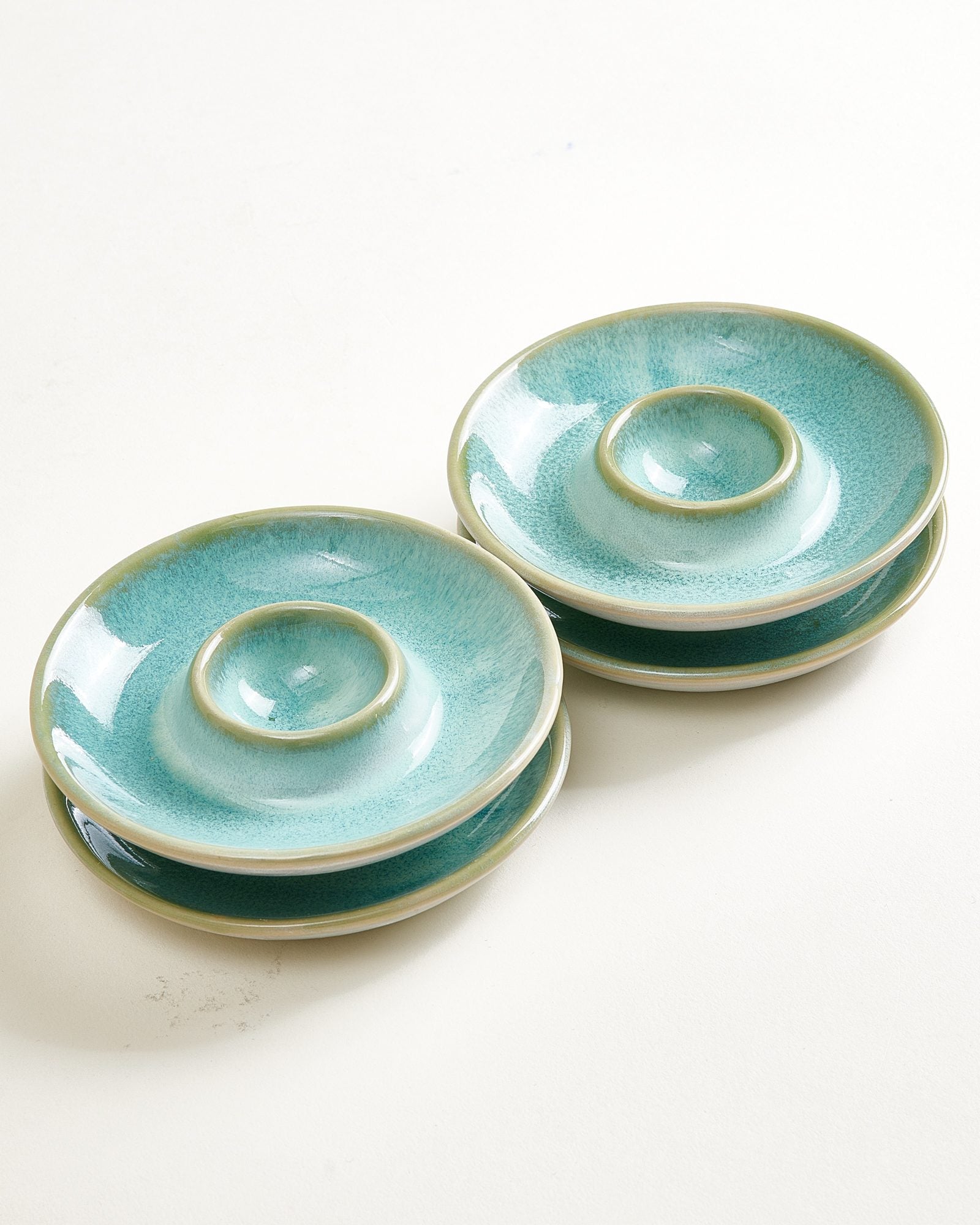 Cordoama - Easter Set of 4 egg cups mint