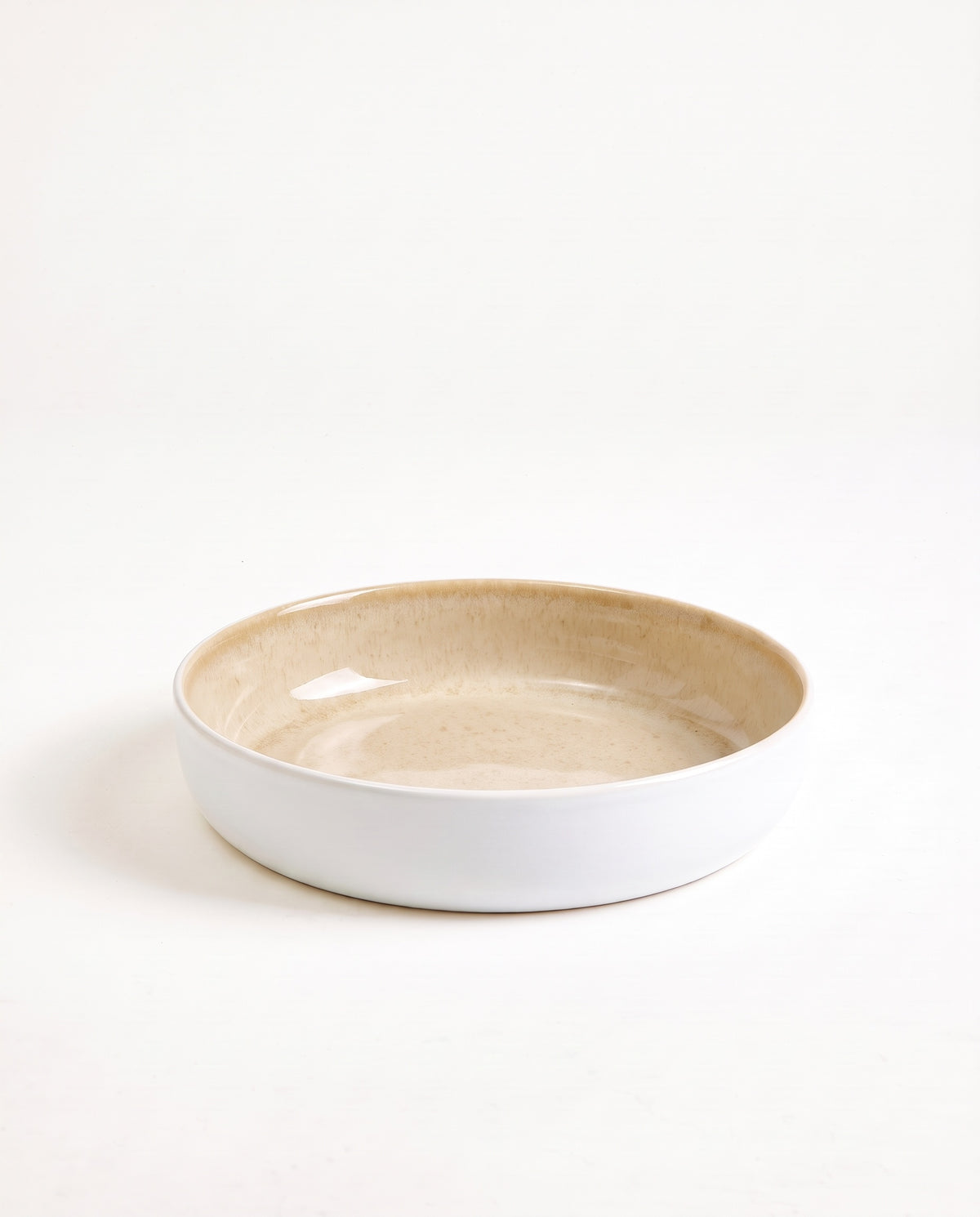 Cordoama - Assiette à pâtes moderne sable