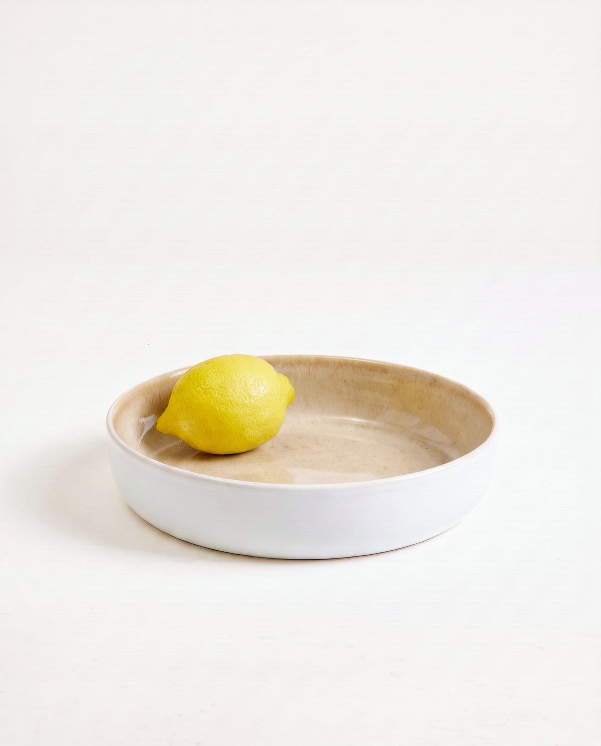 Cordoama - Assiette à pâtes moderne sable
