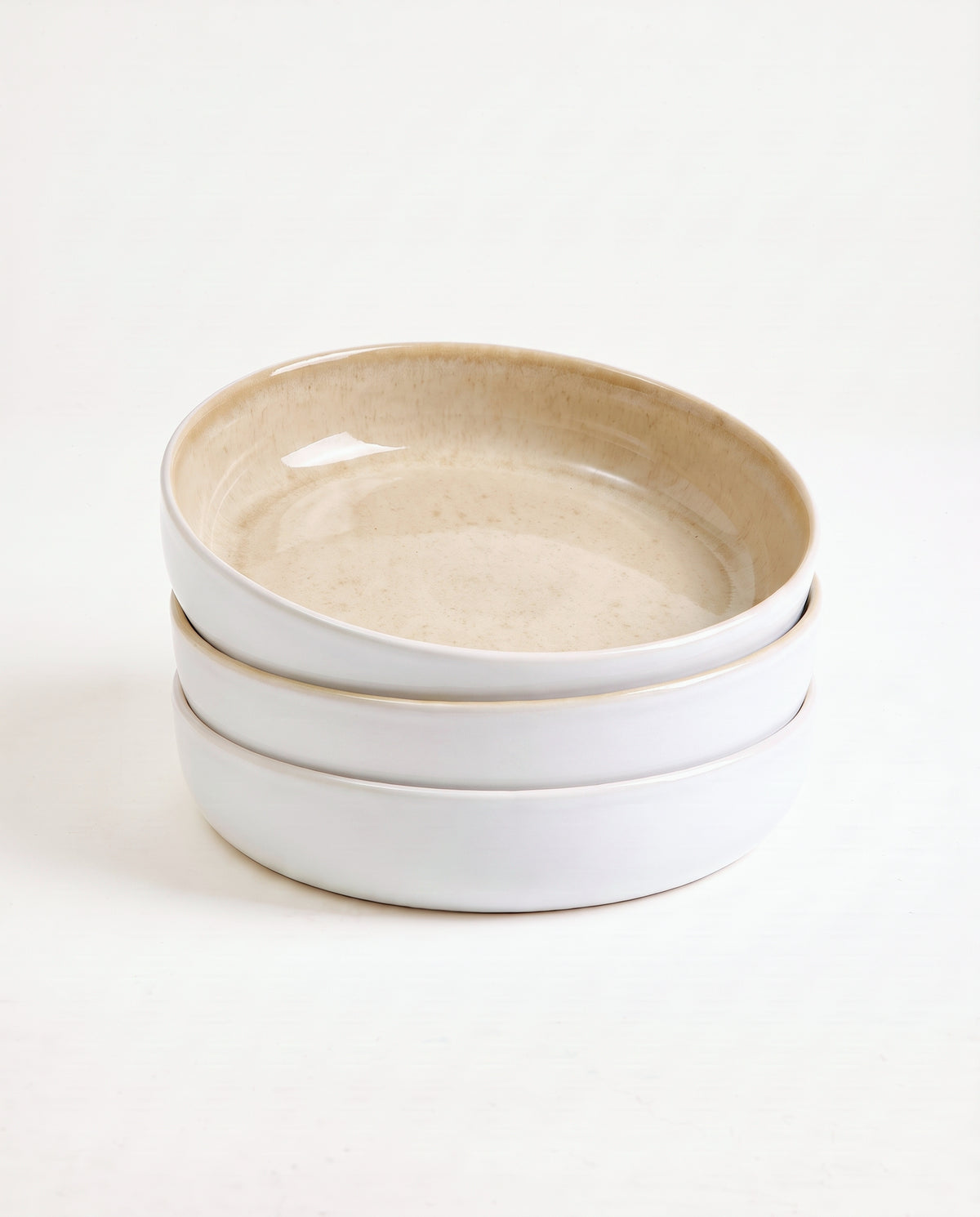 Cordoama - Assiette à pâtes moderne sable