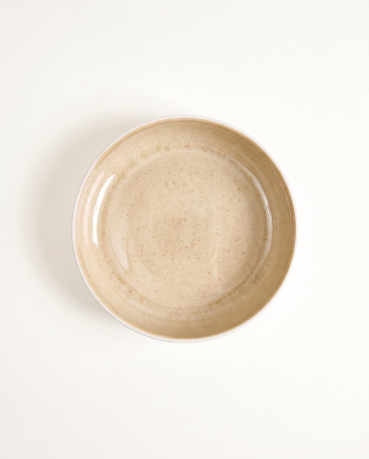 Cordoama - Assiette à pâtes moderne sable