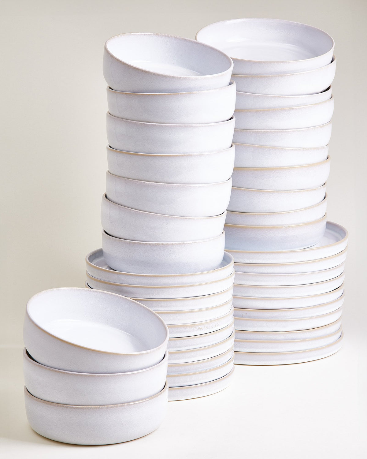Cordoama Geschirr-Set modern weiß 40-teilig