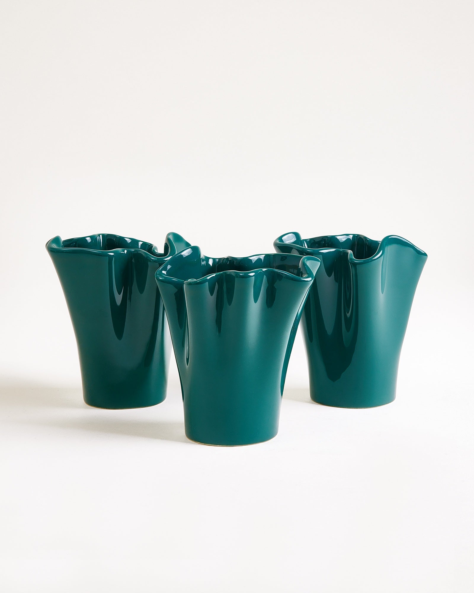 Duna vaas S donkergroen