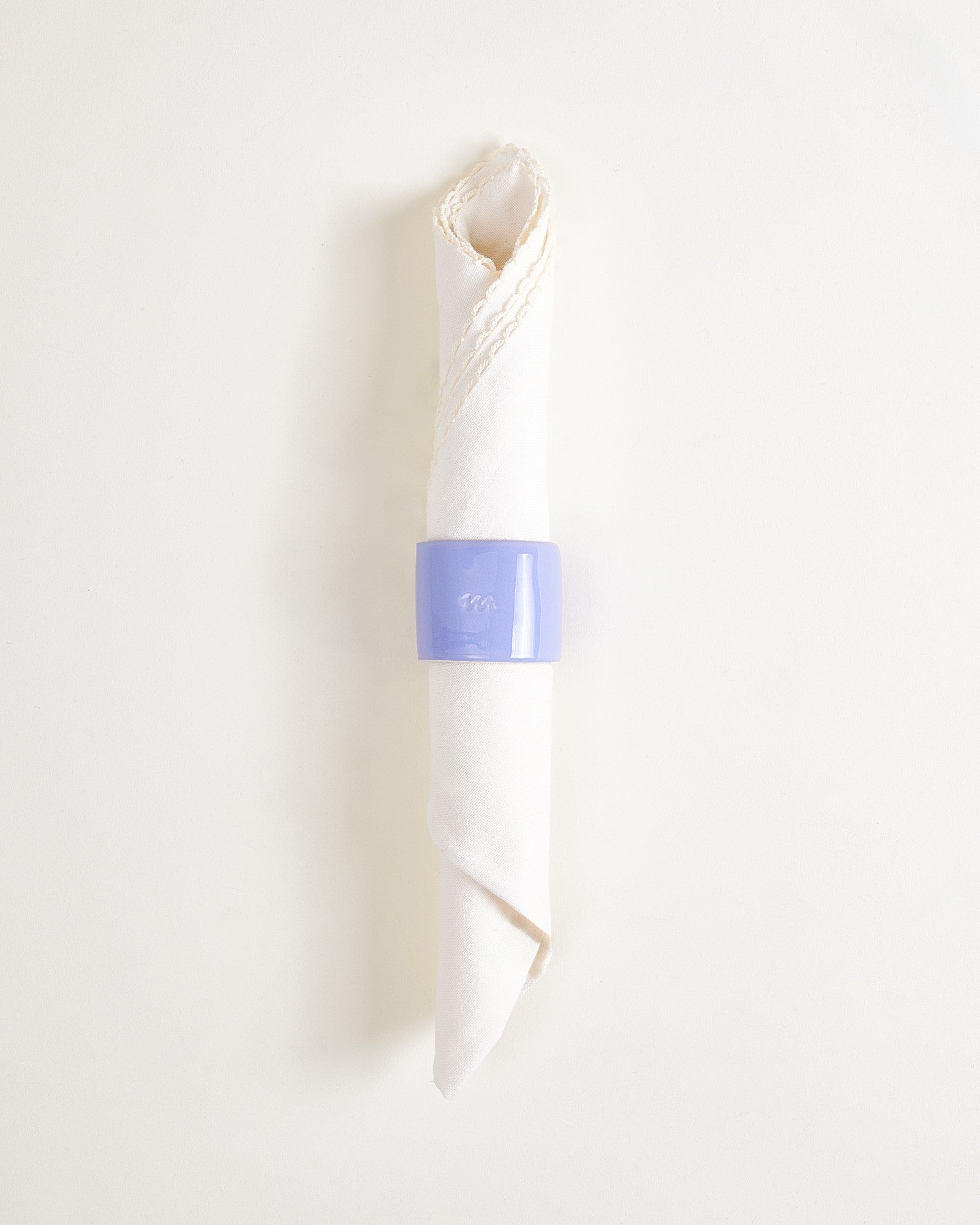 Faro - Set da 4 portatovaglioli lilla