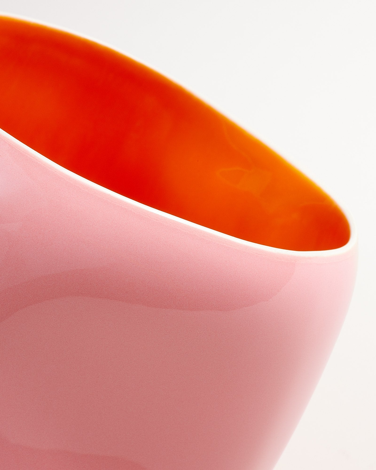 João vase L rose orange