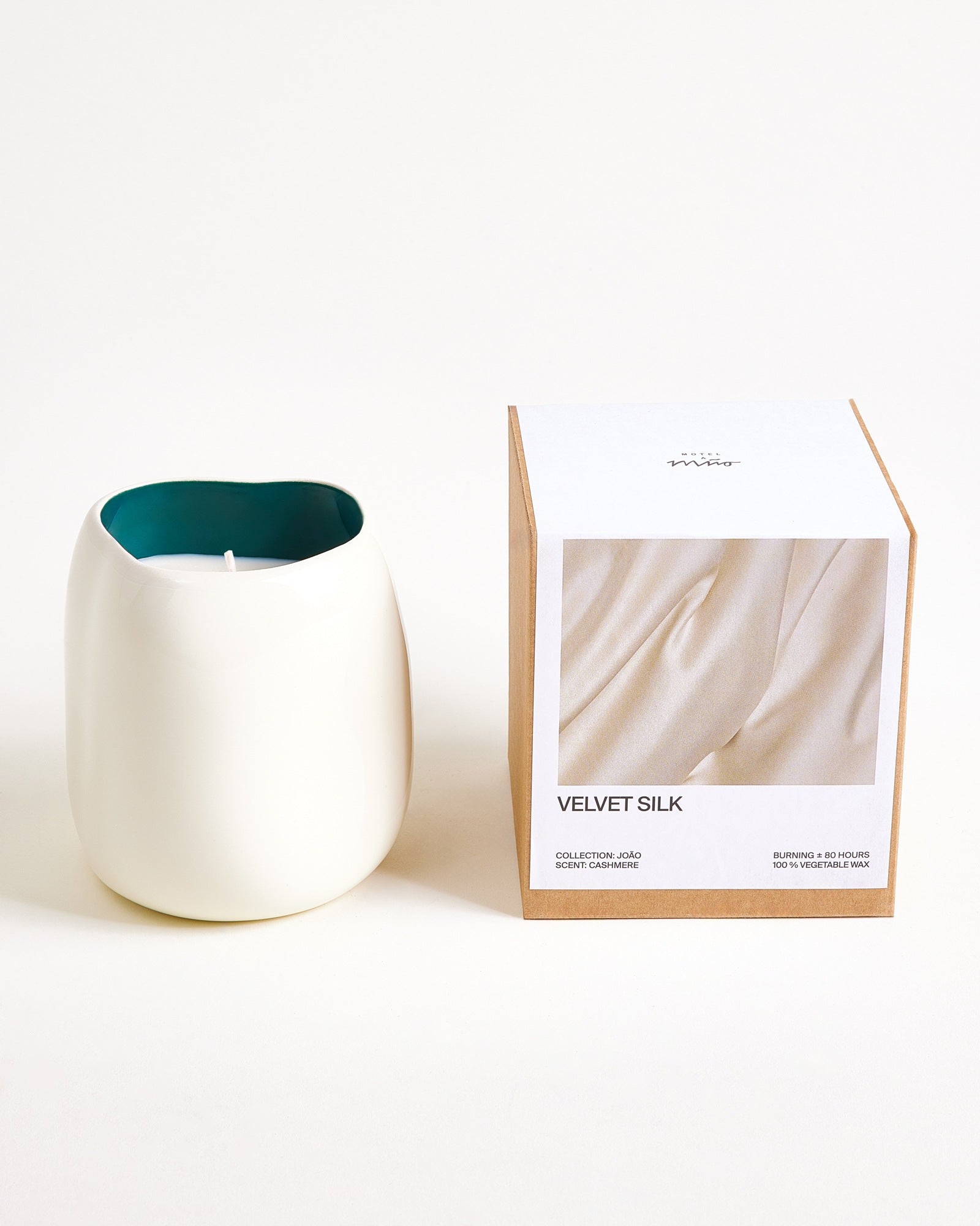 João geurkaars "Velvet Silk" zand donkergroen