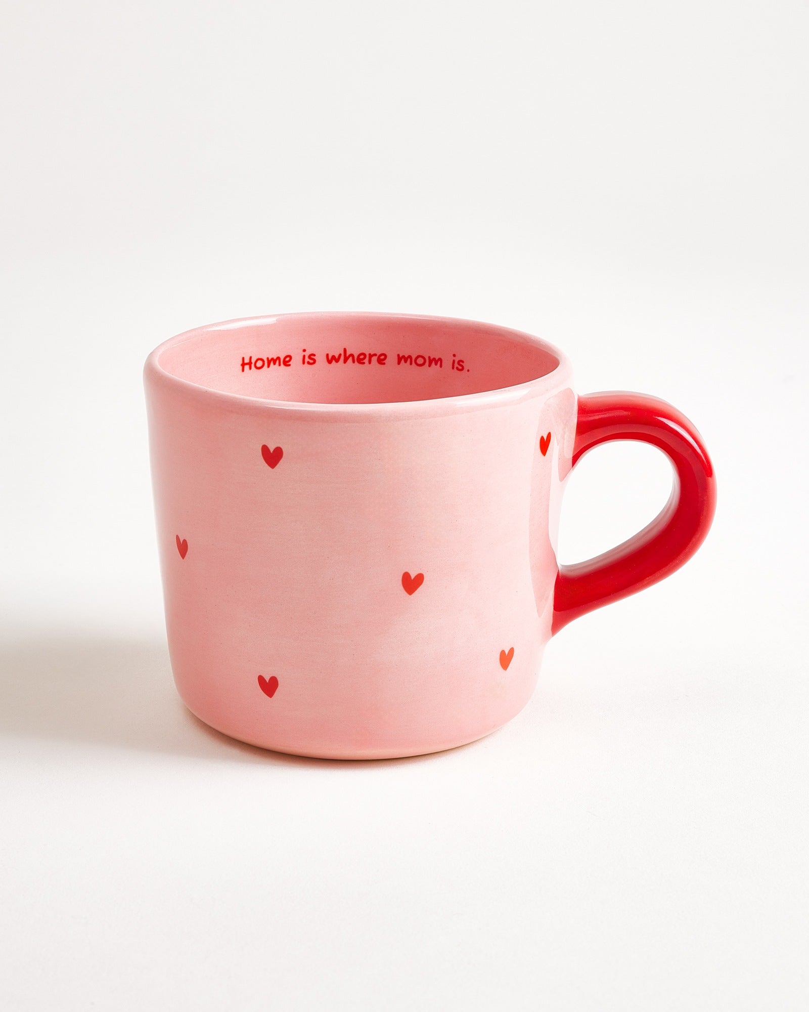 Lira Tasse groß Herz rosa rot