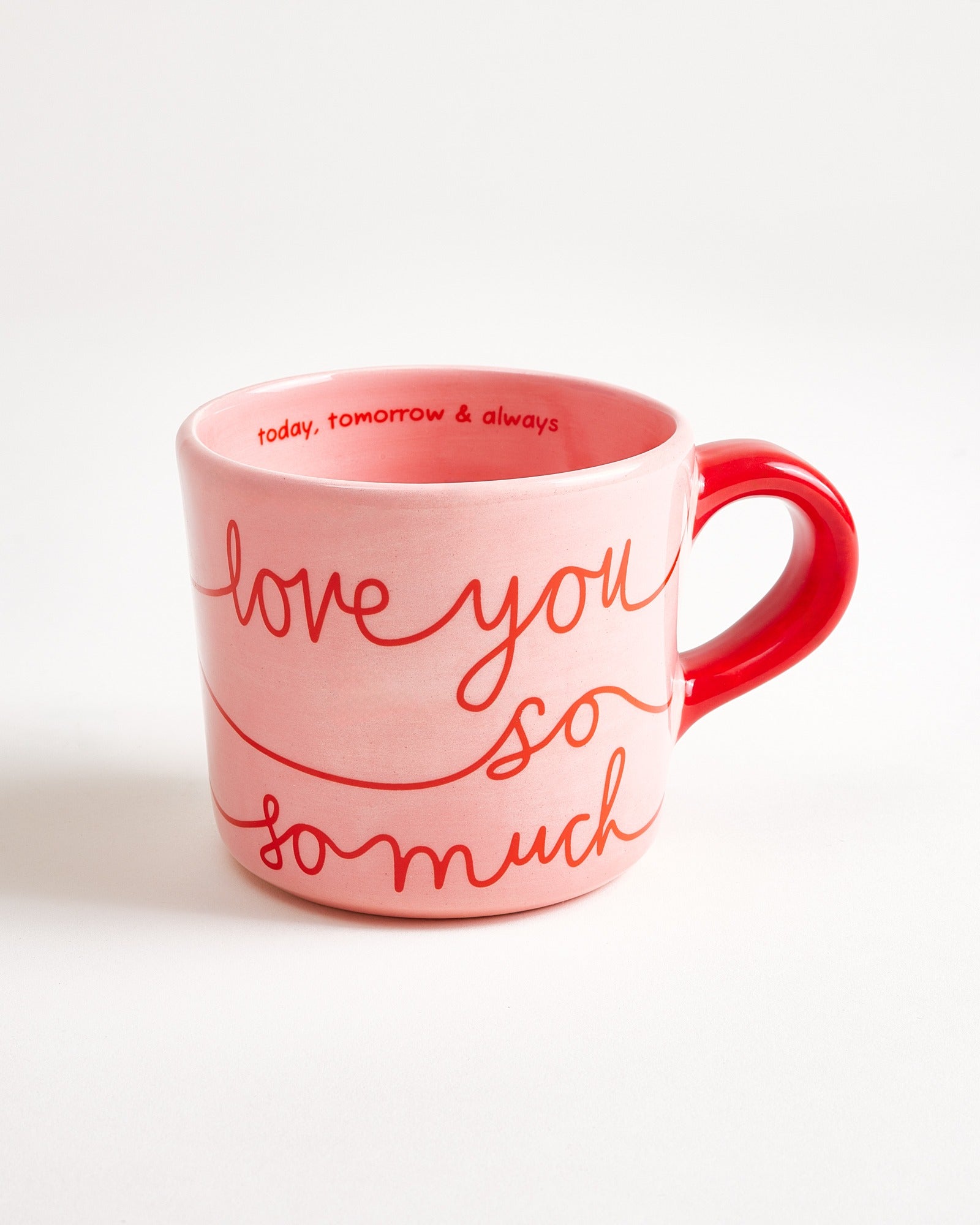 Lira Tasse groß Love rosa rot