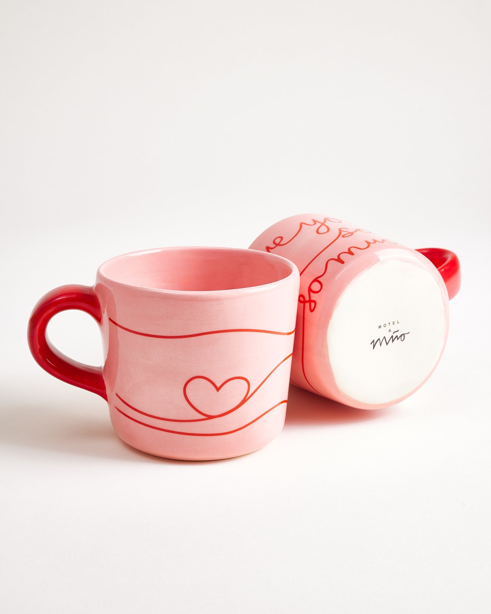 Lira Tasse groß Love rosa rot