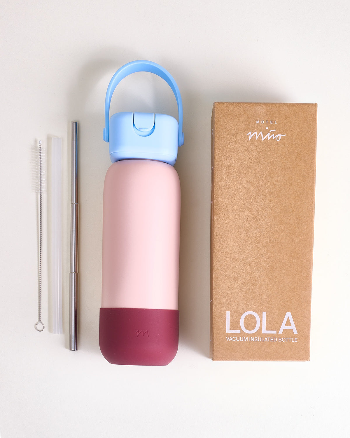 Lola - Drinkfles roze